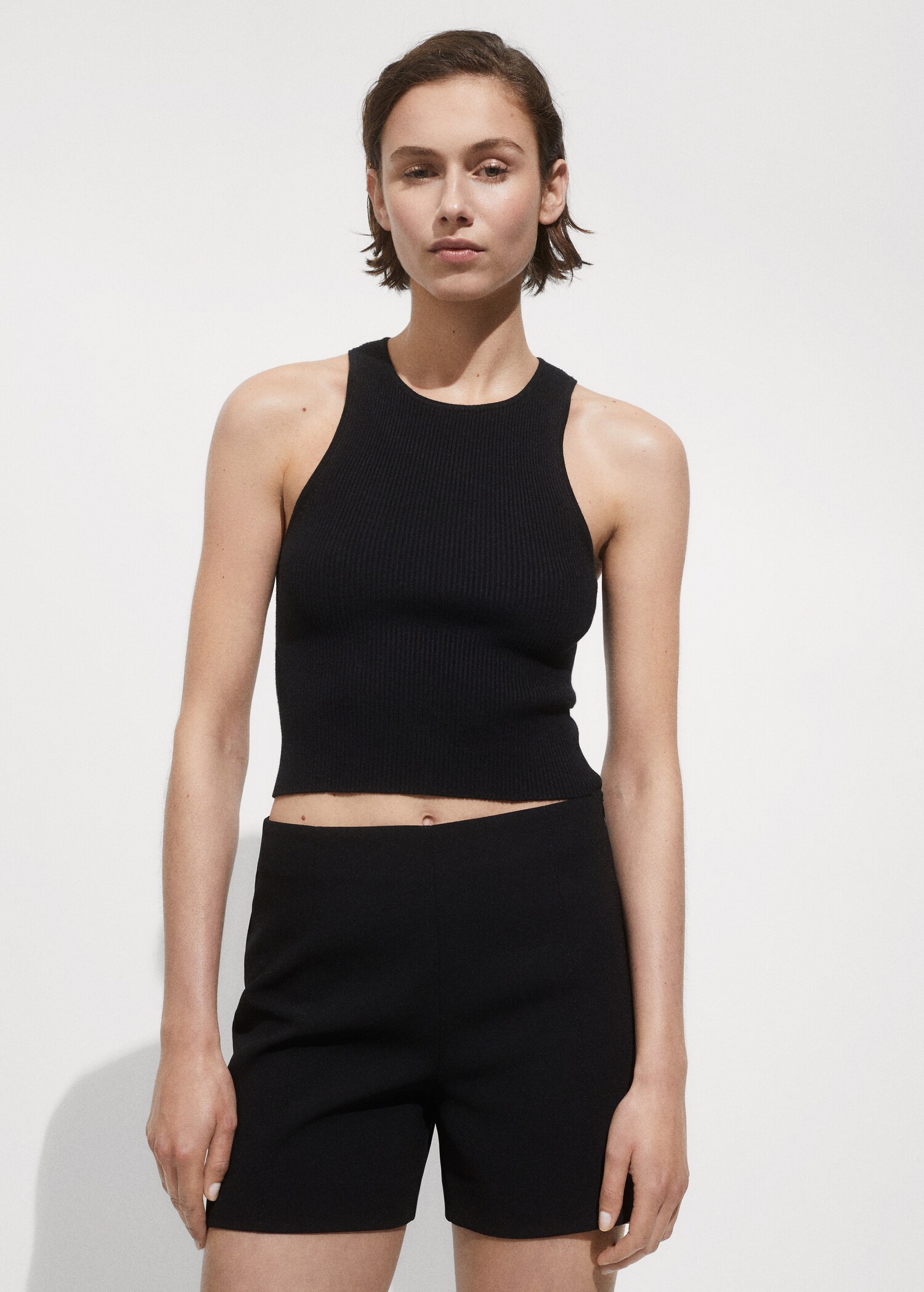 Ribbed knit top - Medium plane