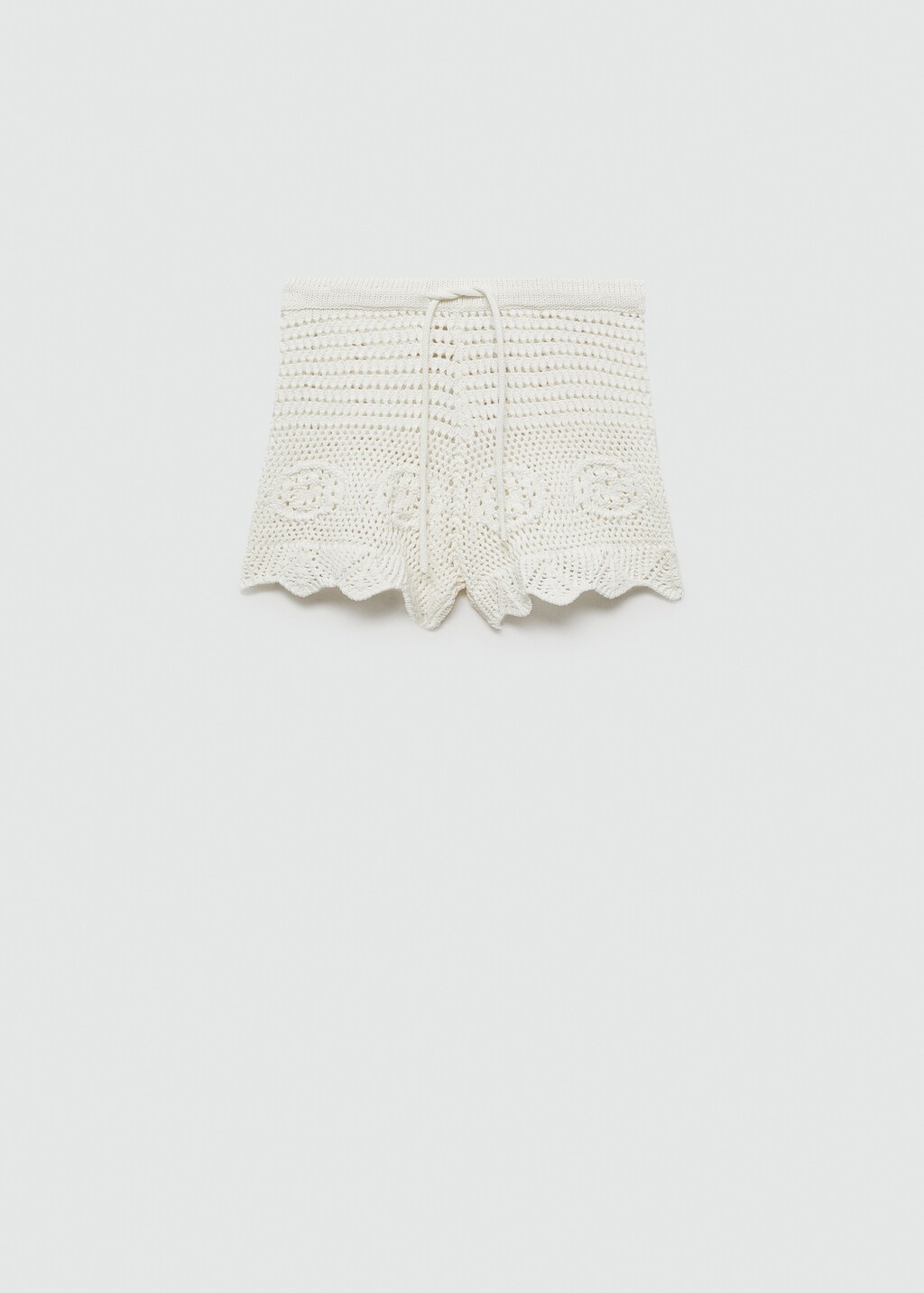 Crochet knitted shorts - Women | MANGO OUTLET USA