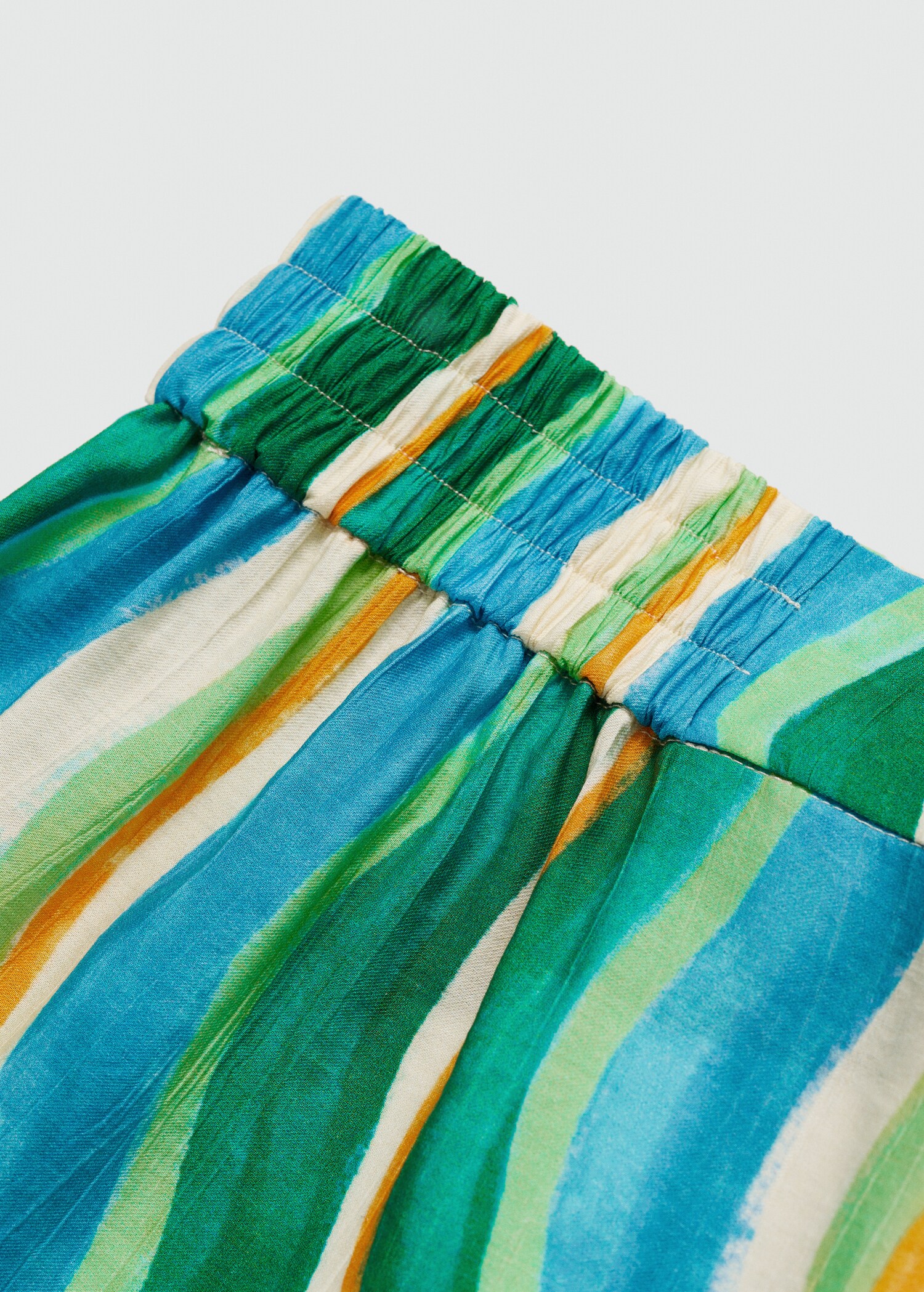 Gemusterte Wideleg-Hose - Detail des Artikels 0