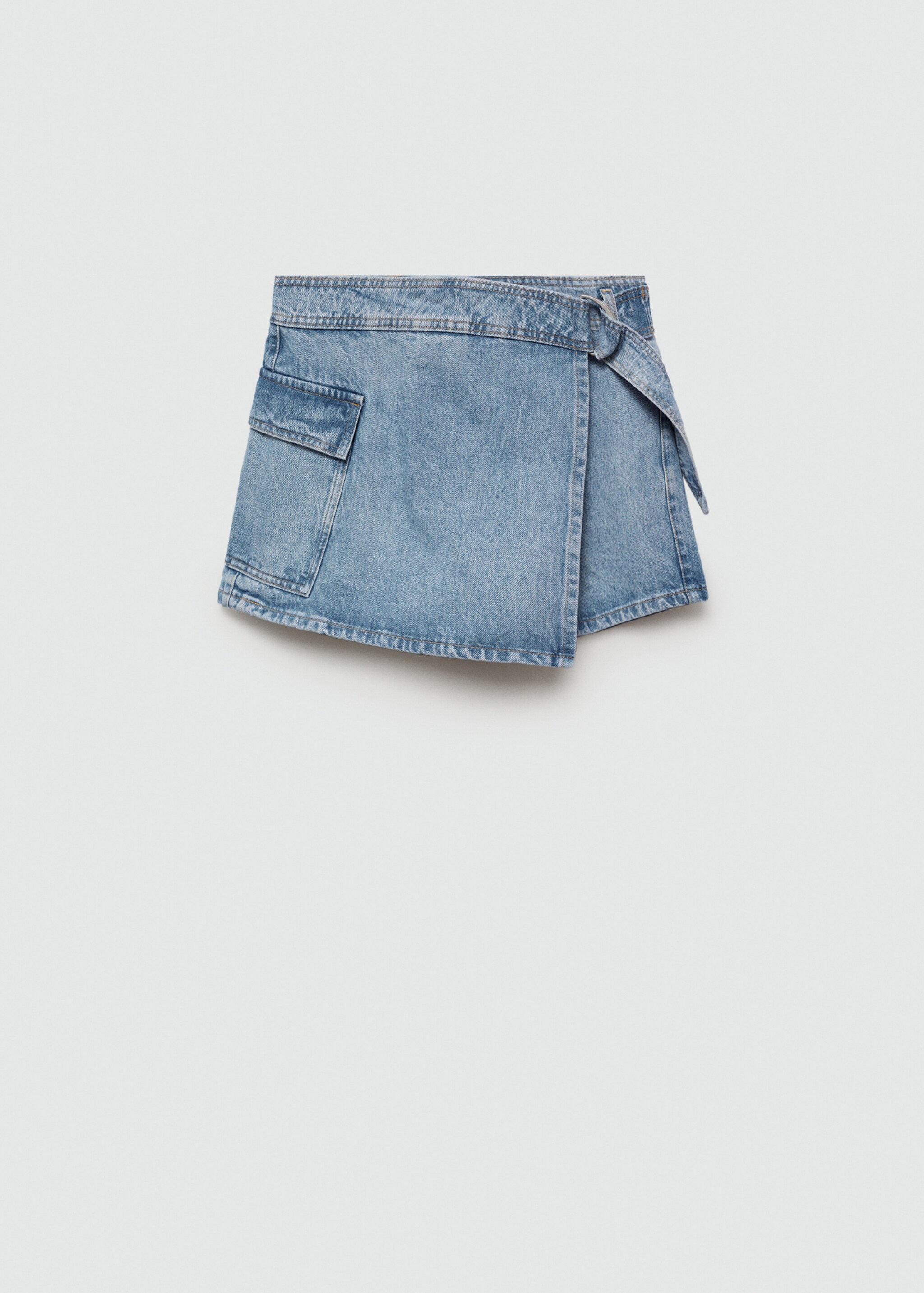 Bukseskjørt i denim - Artikkel uten modell