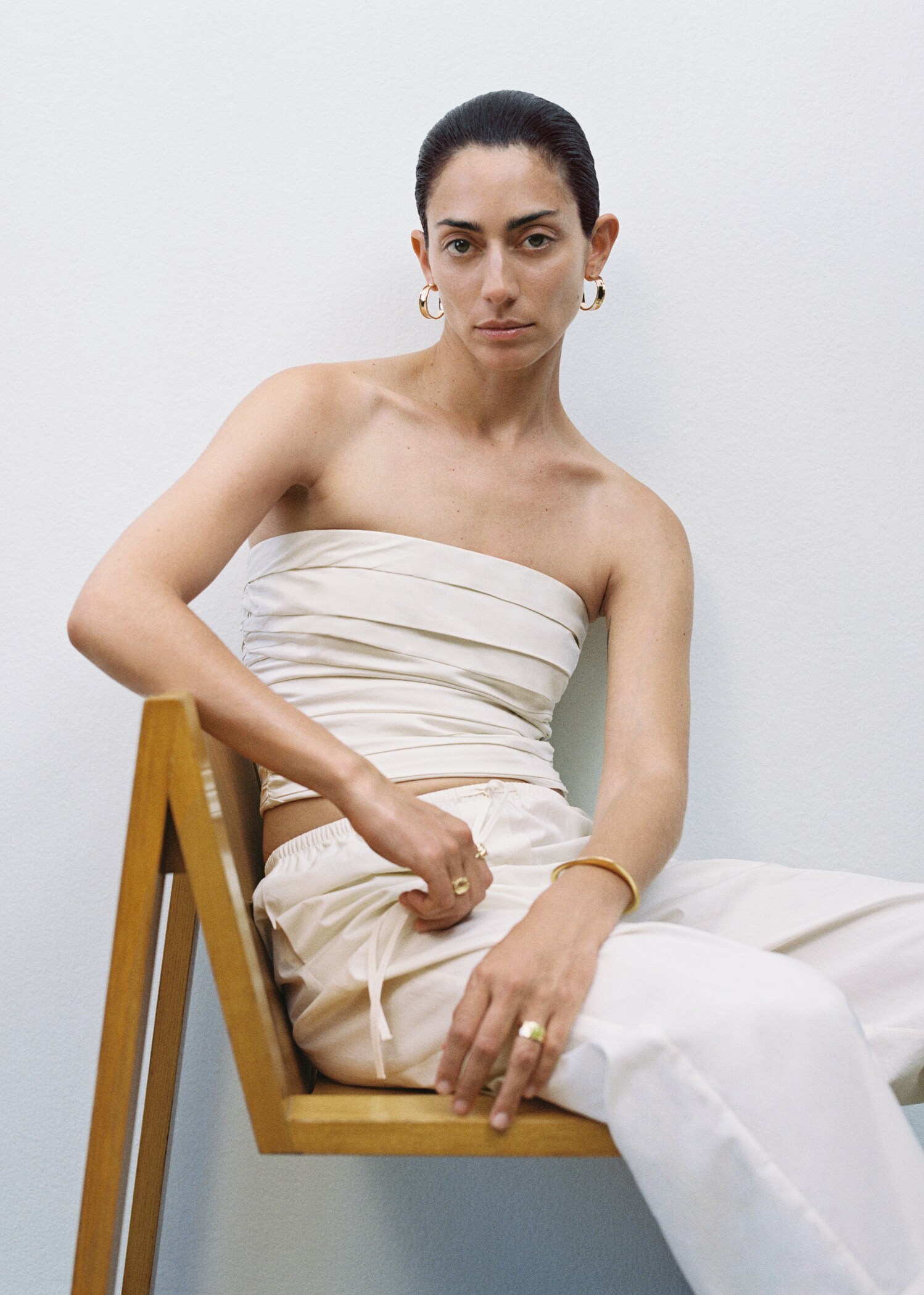 Draped bandeau top - Details of the article 6