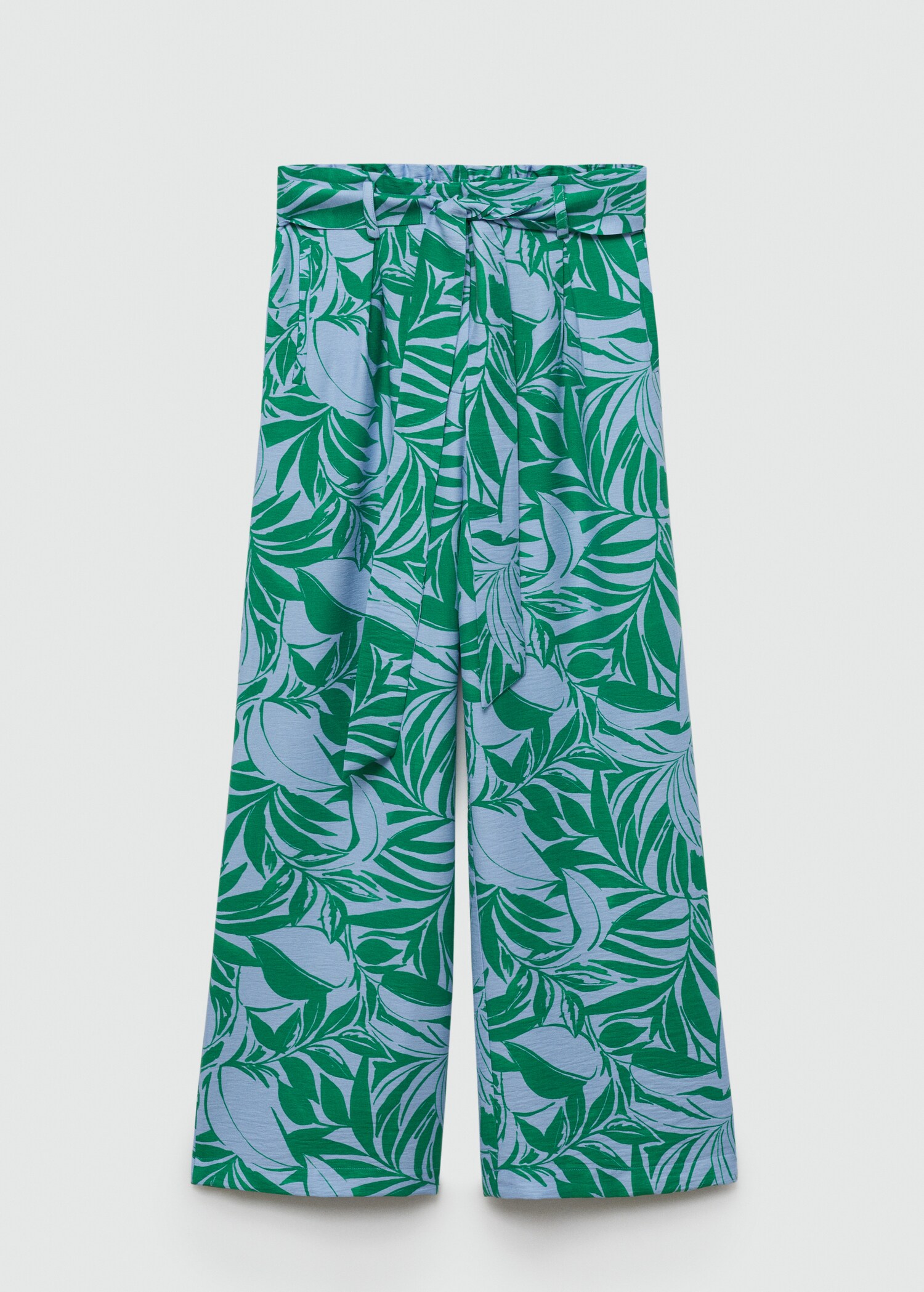 Printed trousers with bow - Article without model
