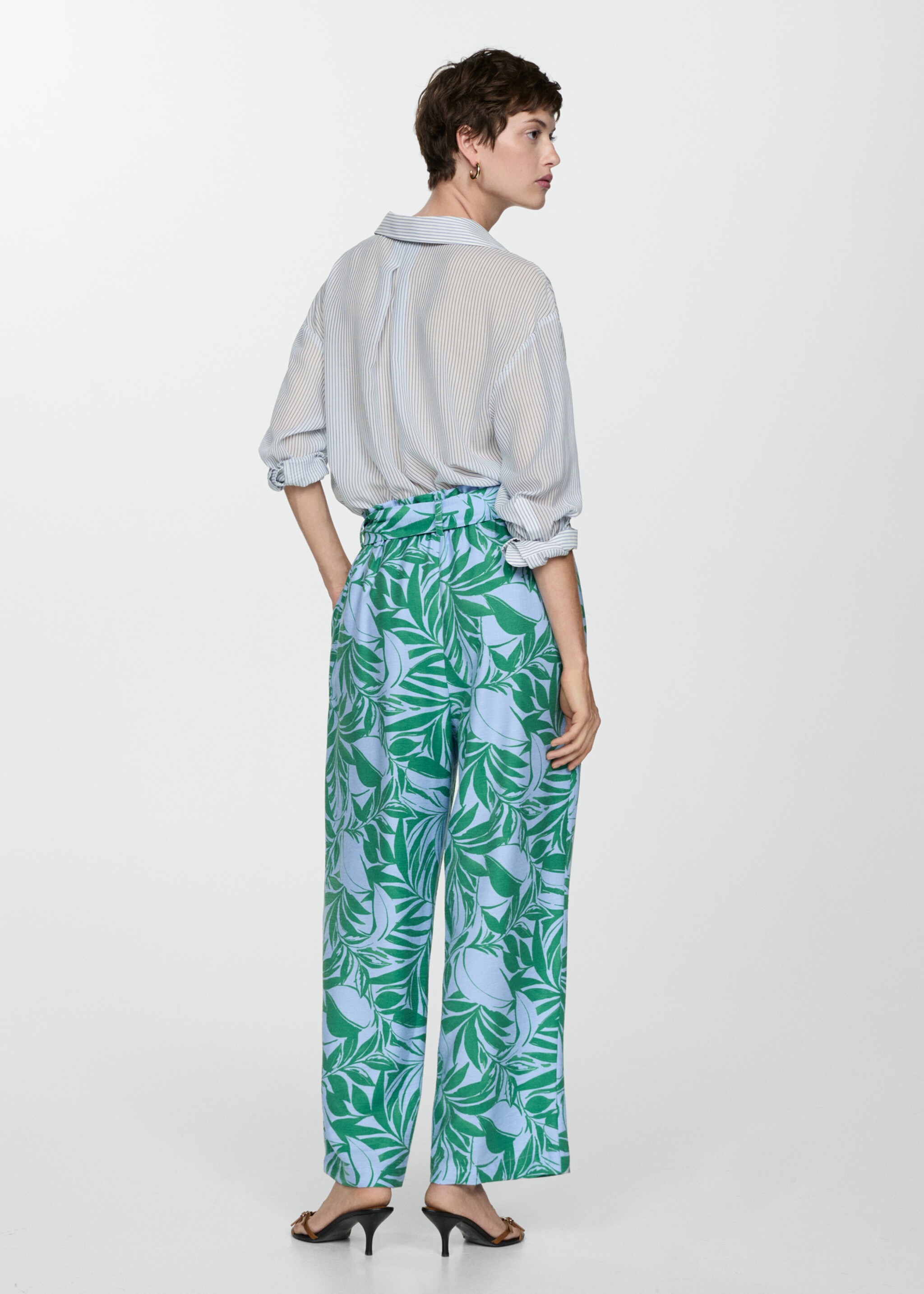Pantalón estampado lazo - Reverso del artículo