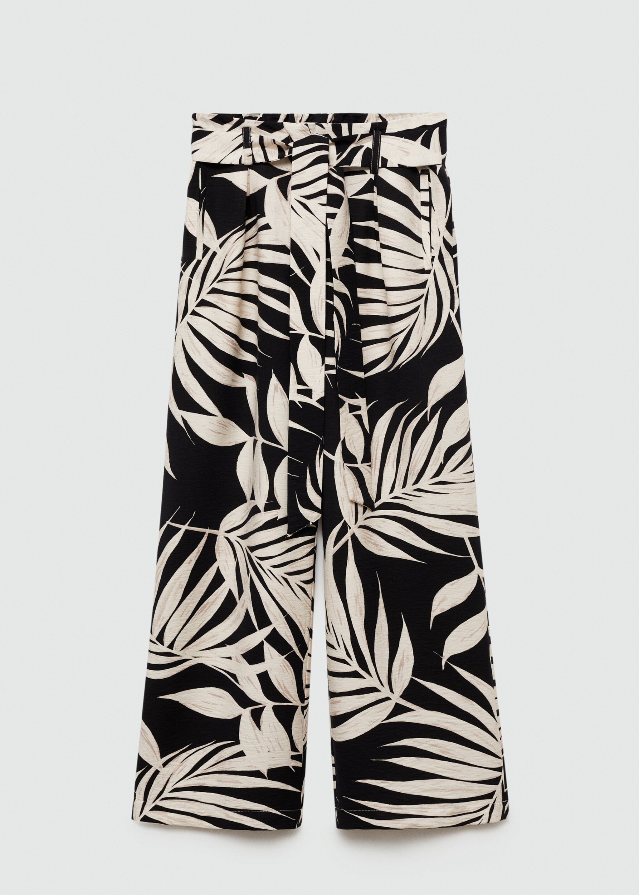 Printed trousers with bow - Article without model