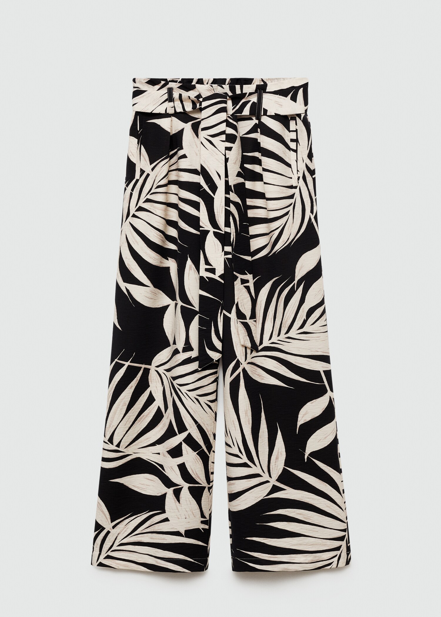 Printed trousers with bow - Article without model