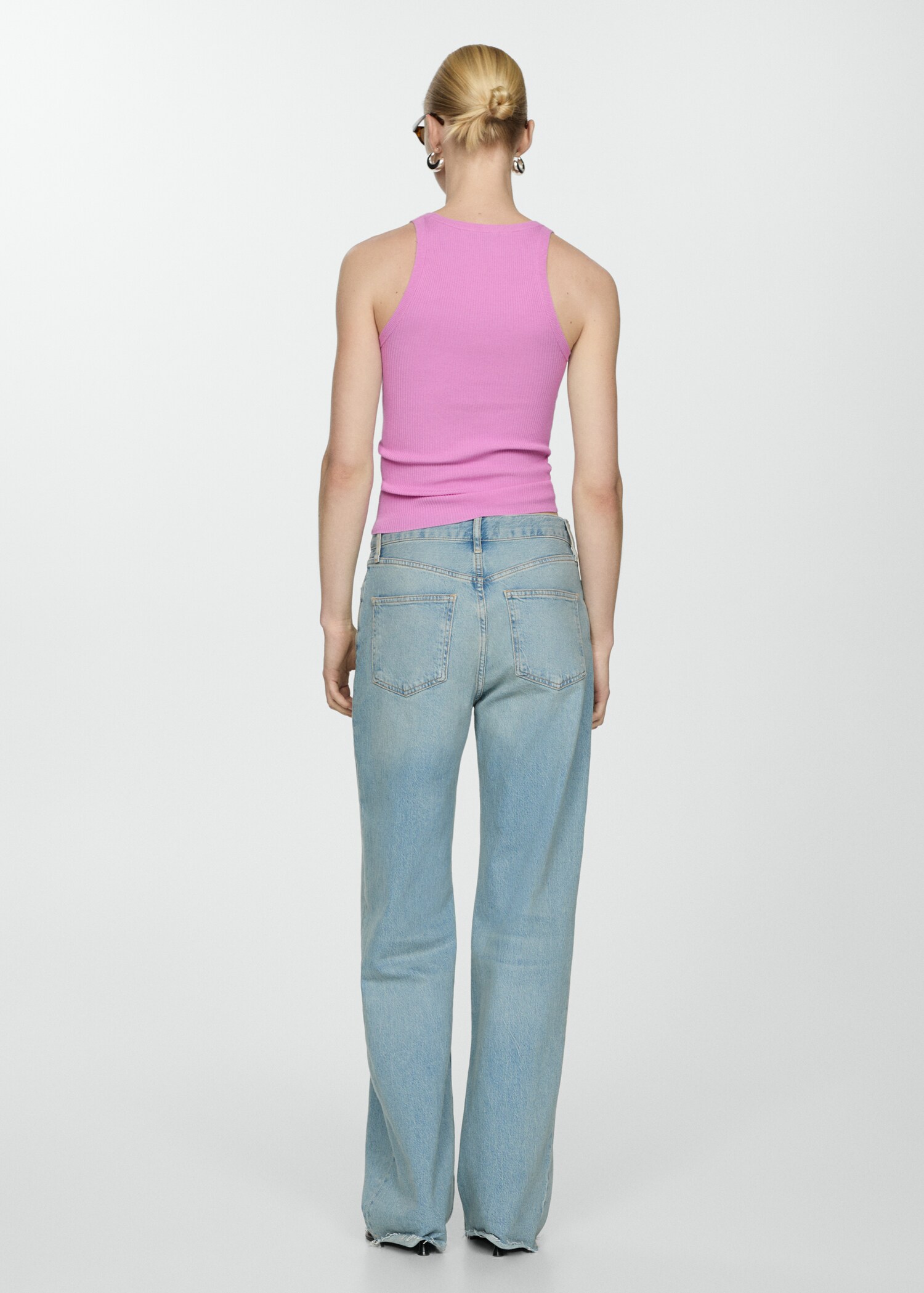 Knit strap top - Reverse of the article