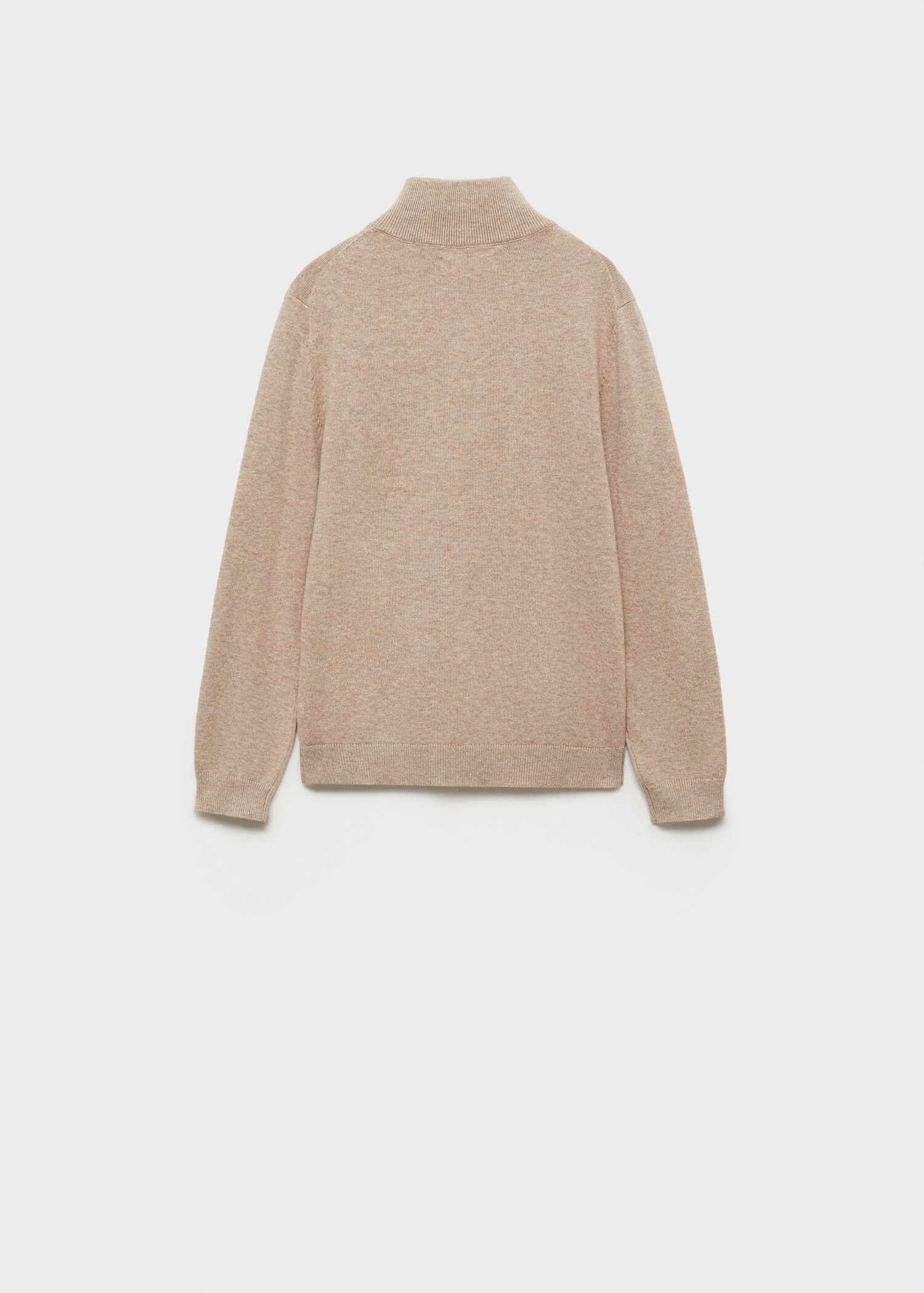 Pullover mit Zip-Kragen - Rückseite des Artikels