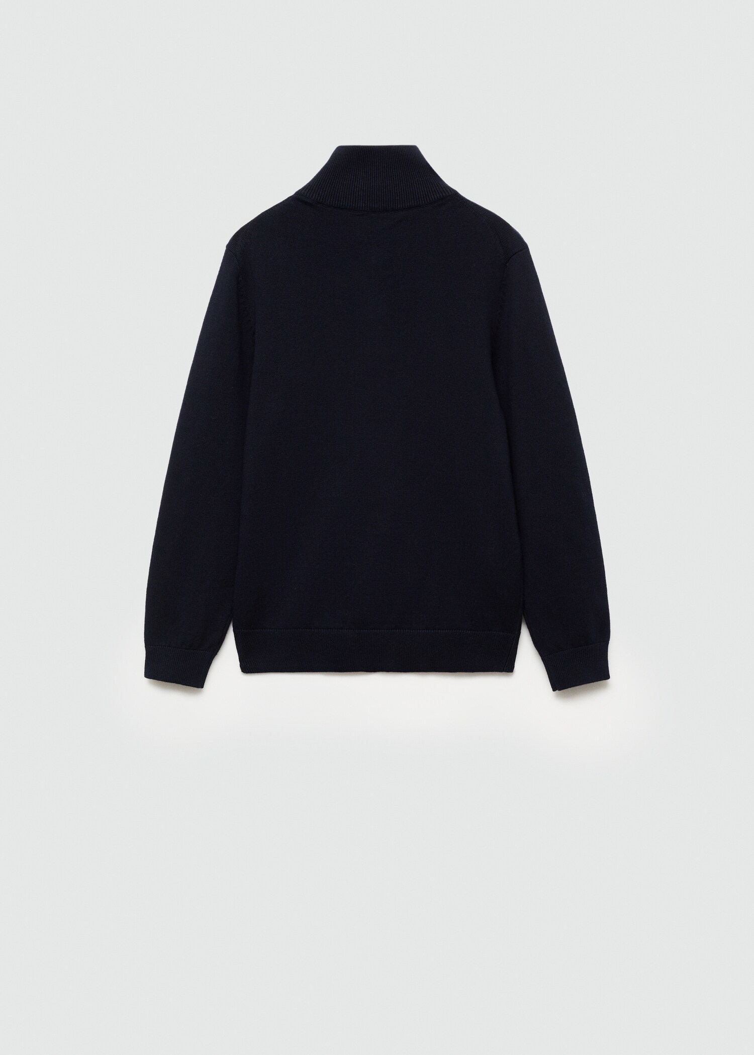 Pullover mit Zip-Kragen - Rückseite des Artikels