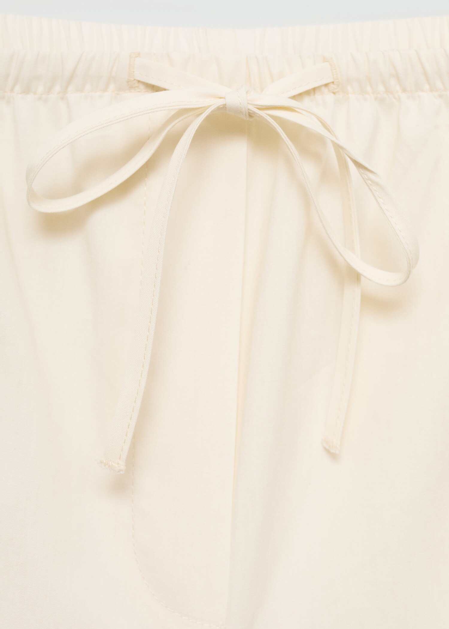 Cotton wideleg trousers - Details of the article 8