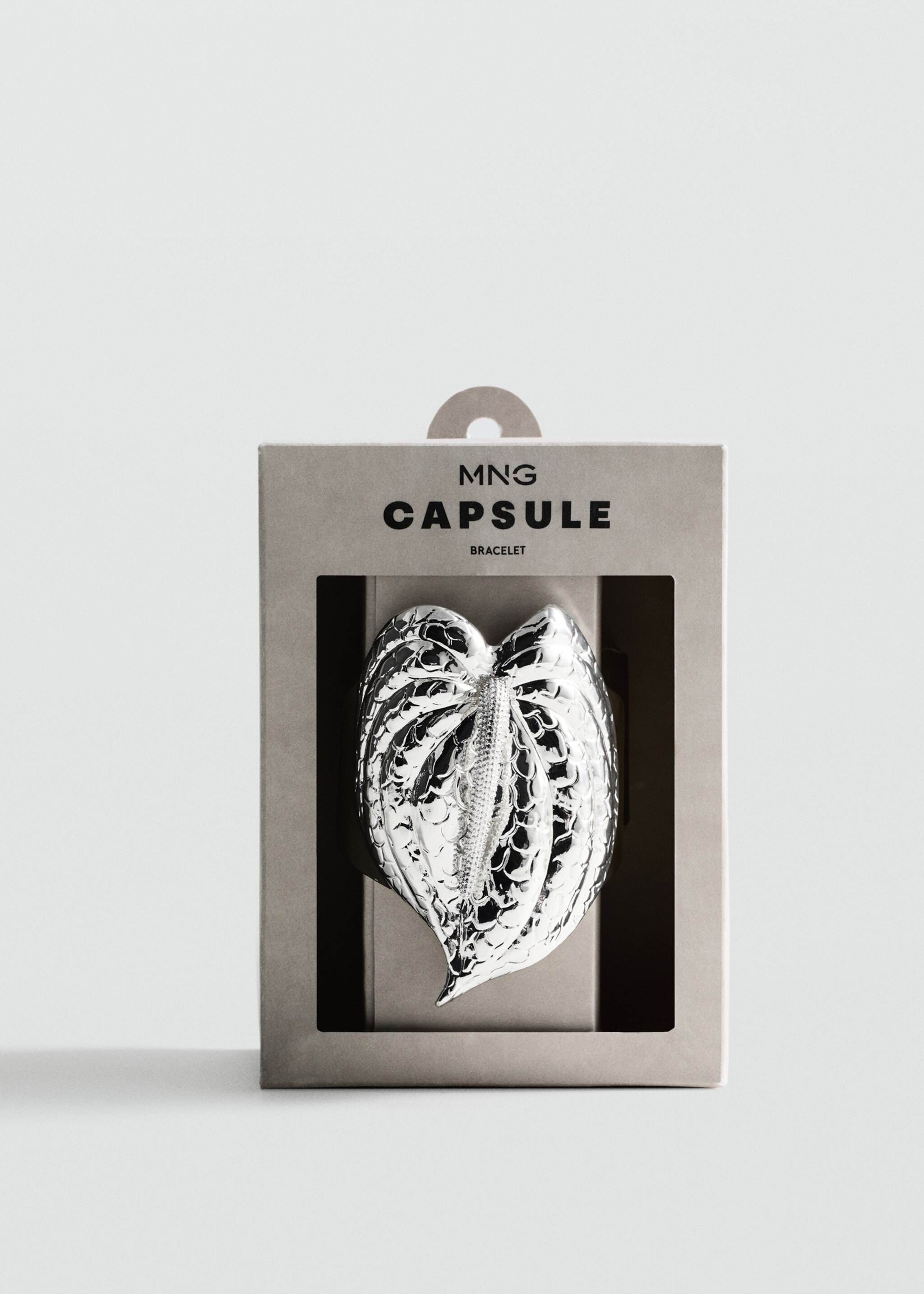 Bracelet maxi feuille - Détail de l'article 2, Argent. Ref: 77090373-00.