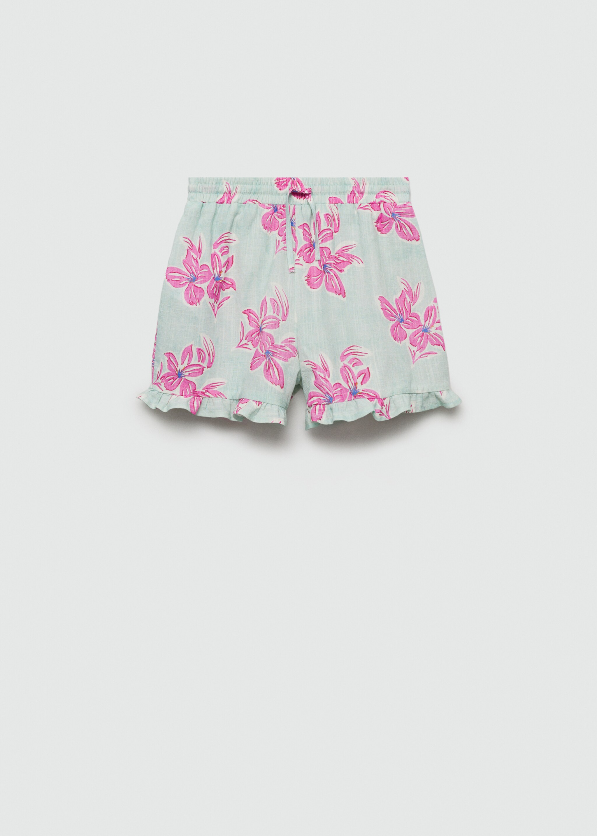 Floral cotton shorts - Article without model