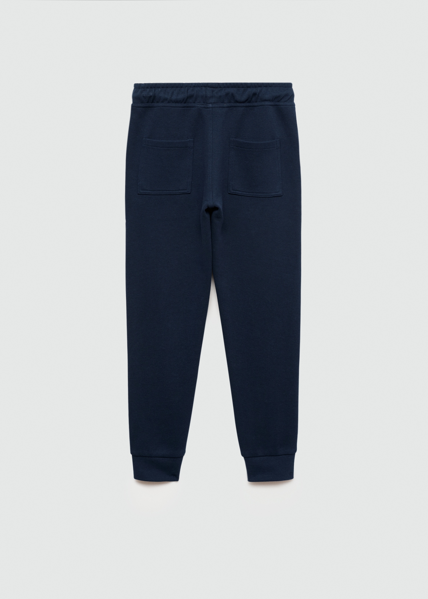 Cotton jogger-style trousers - Reverse of the article