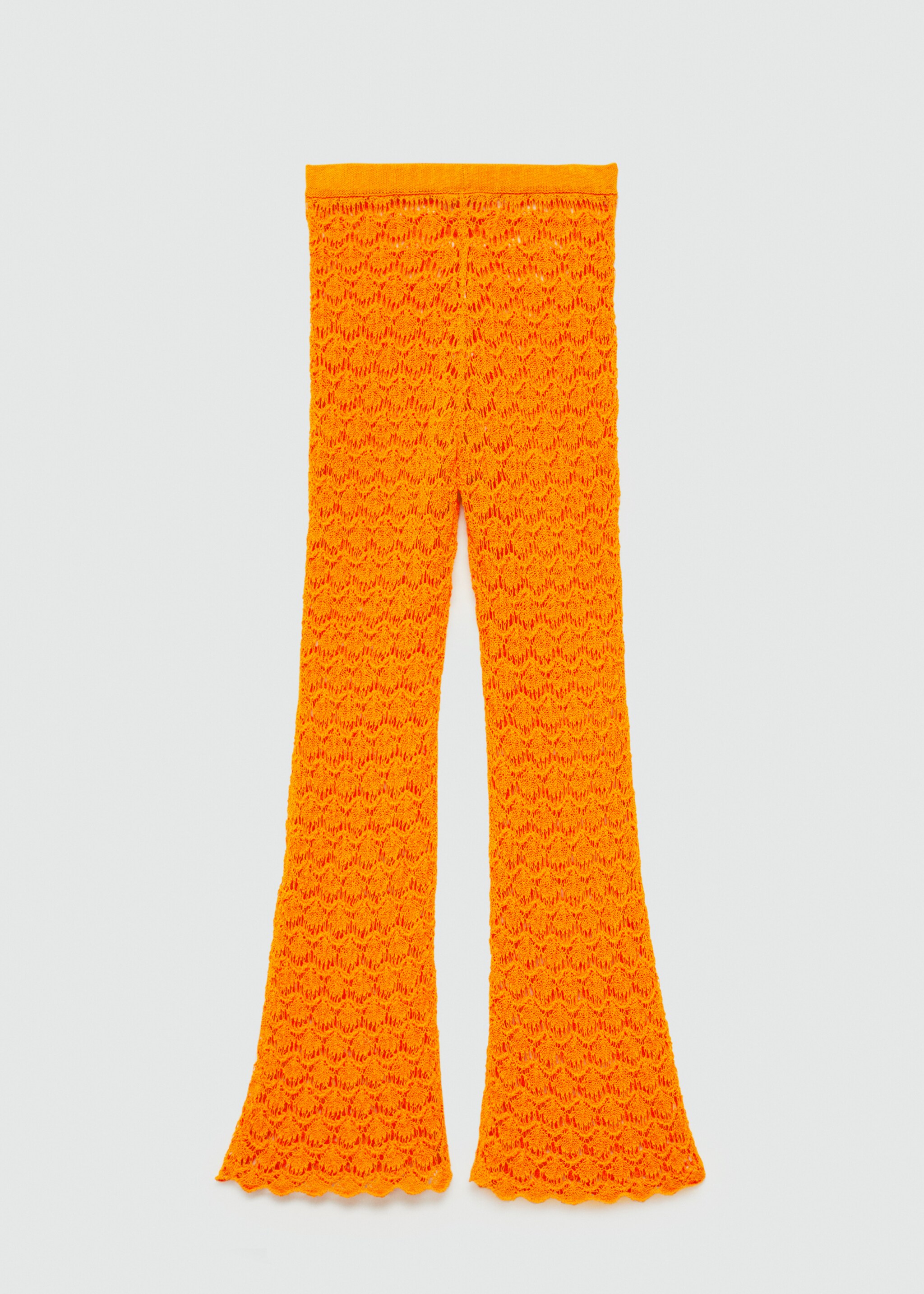 Pantaloni crochet flare - Articolo senza modello