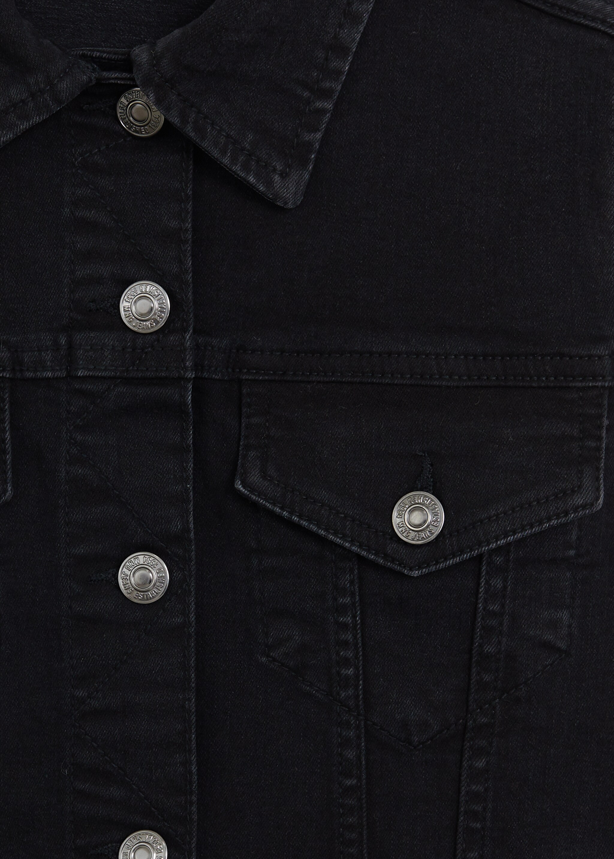 Cazadora denim negra - Detalle del artículo 0