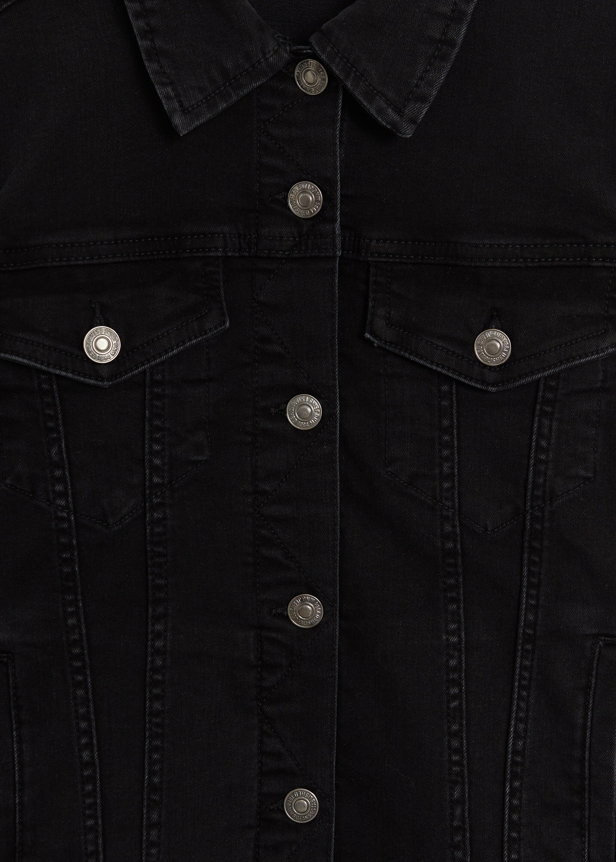 Cazadora denim negra - Detalle del artículo 8
