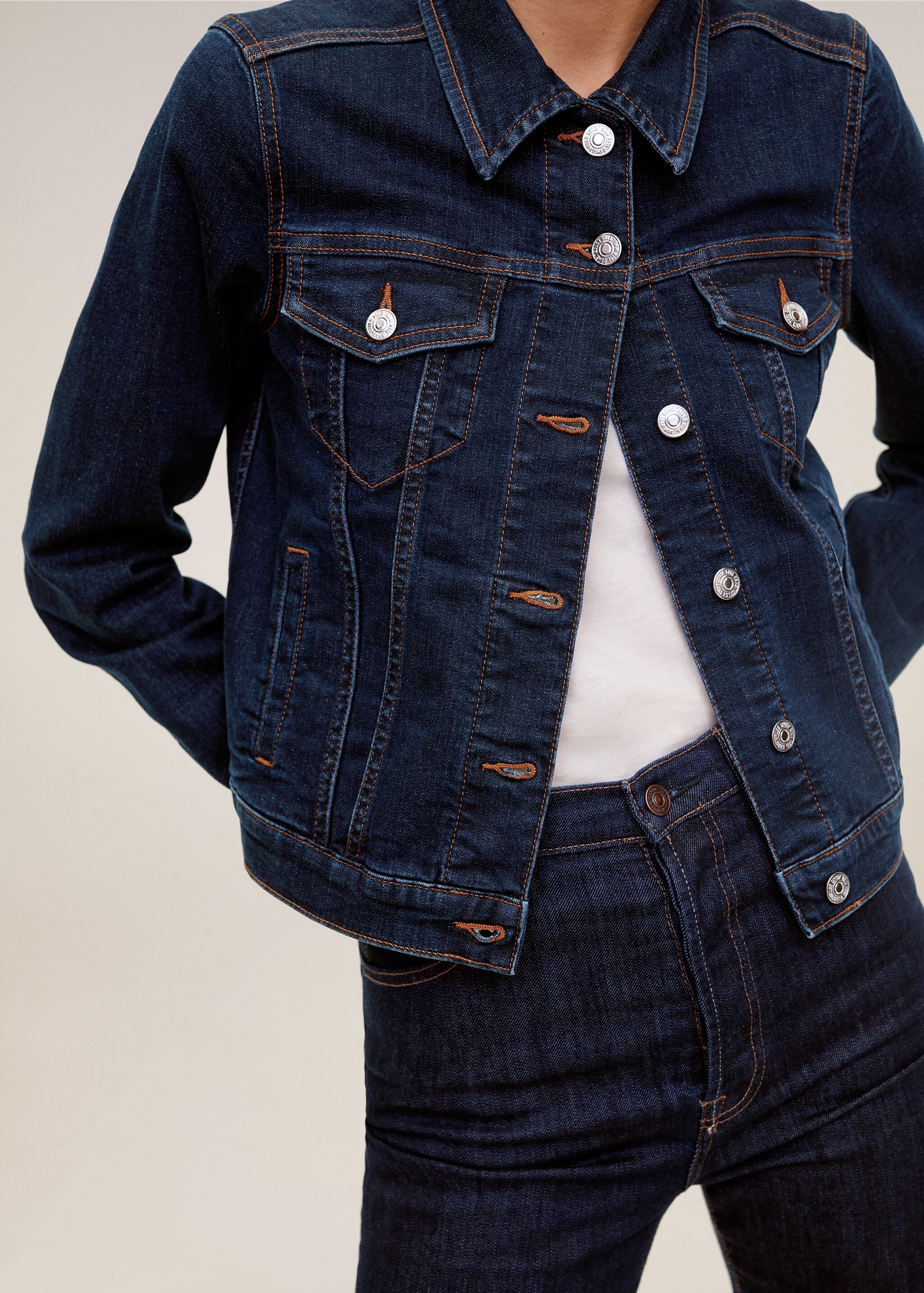 Cazadora denim oscuro - Detalle del artículo 4