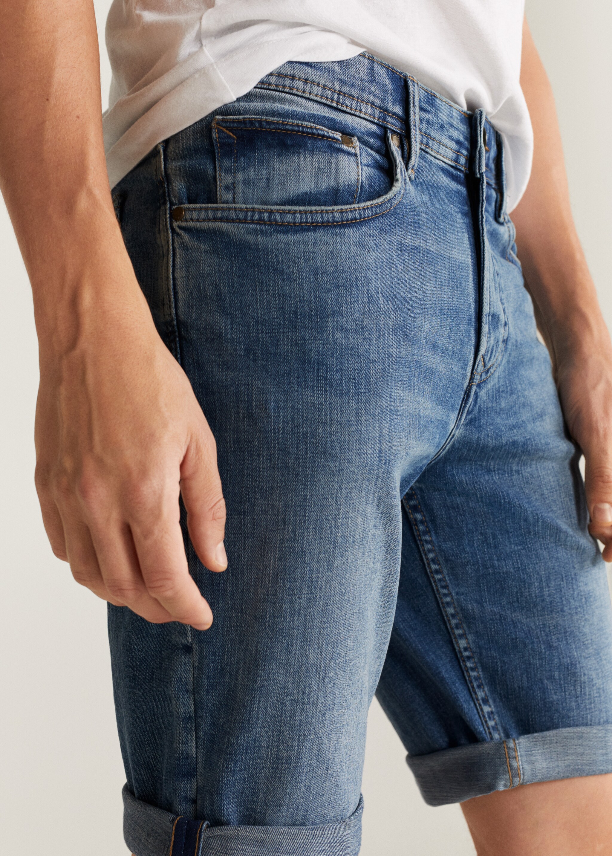 Bermudas denim oscuro - Detalle del artículo 1