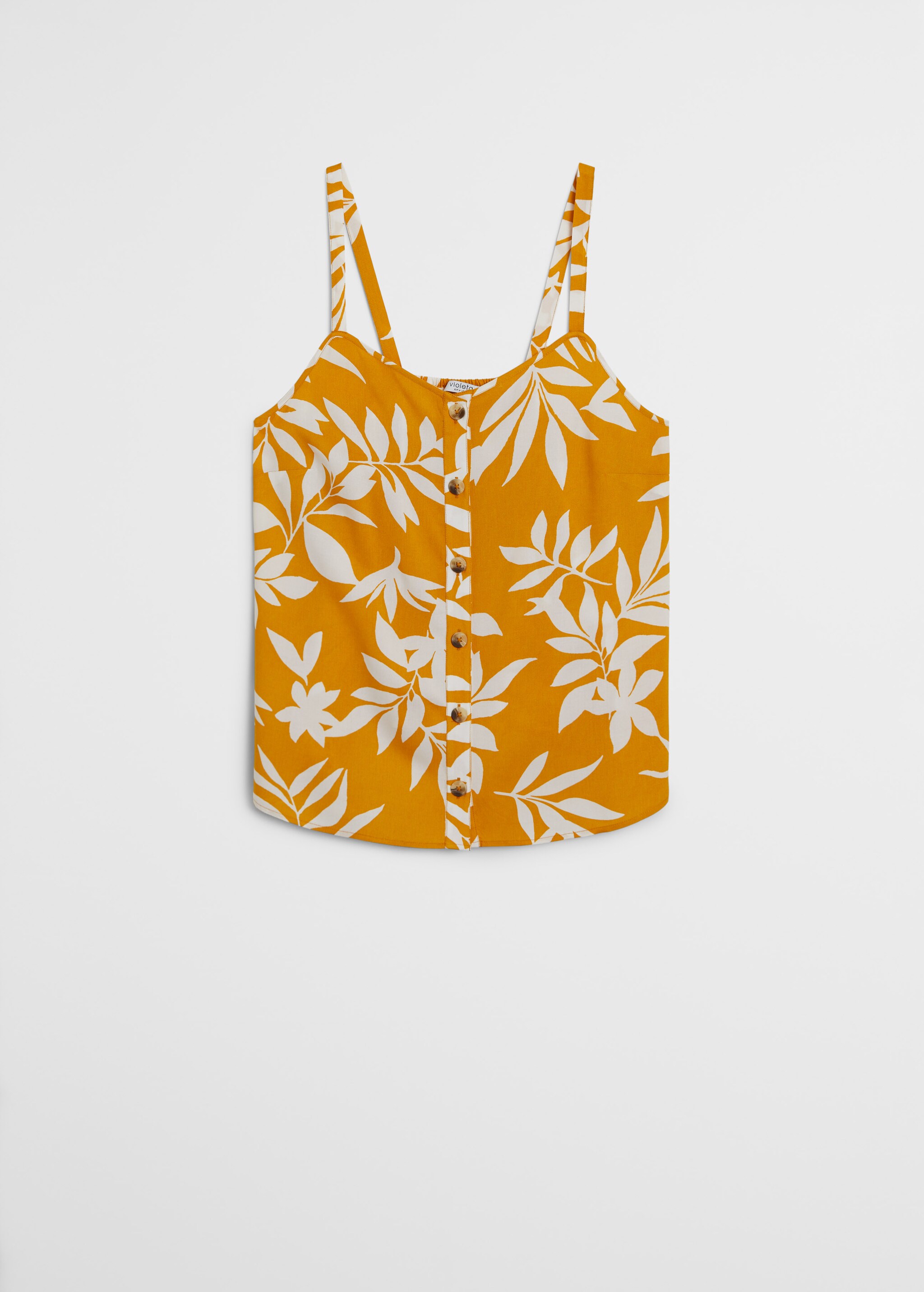Top estampado tropical - Artículo sin modelo