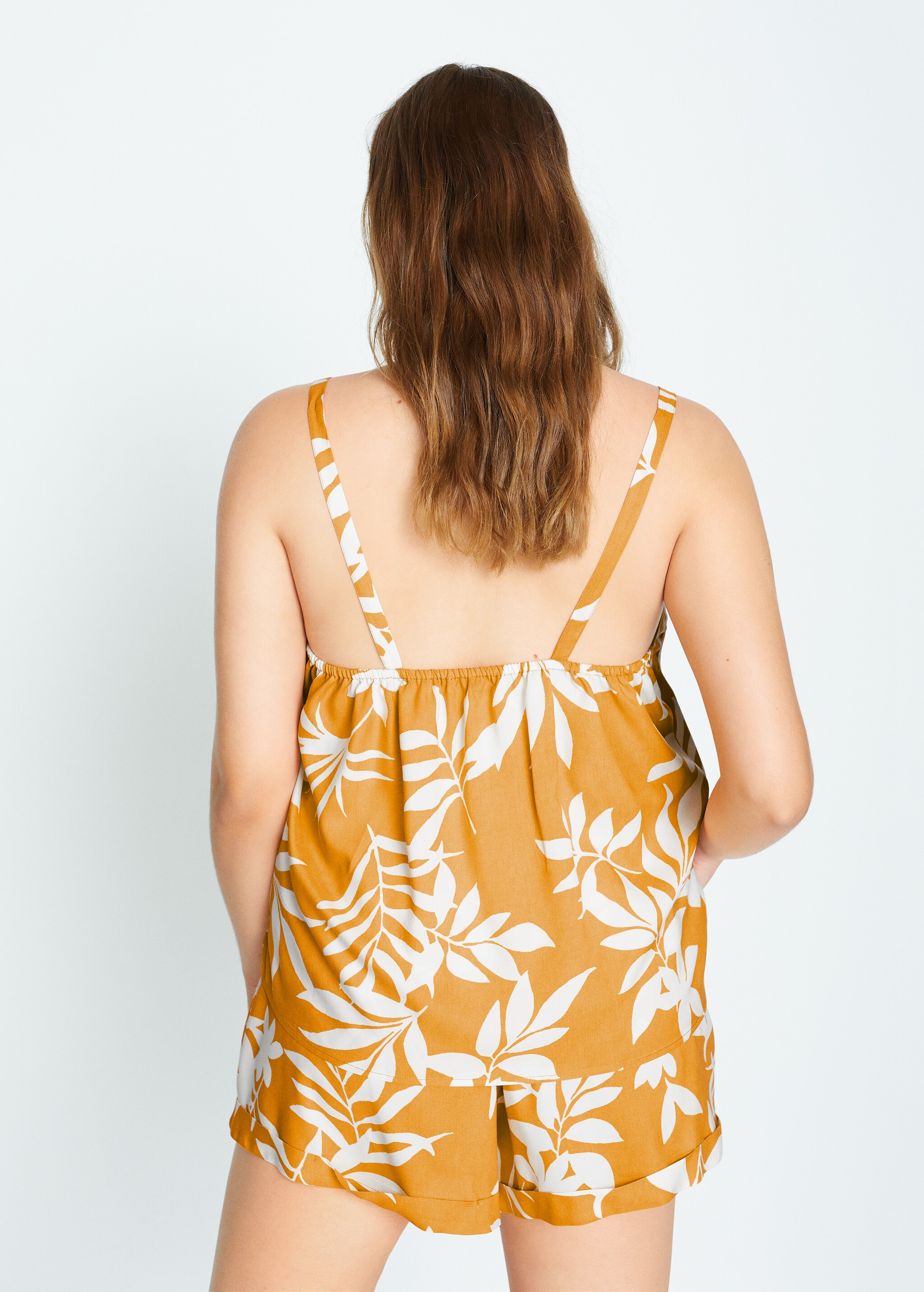 Top estampado tropical - Reverso del artículo