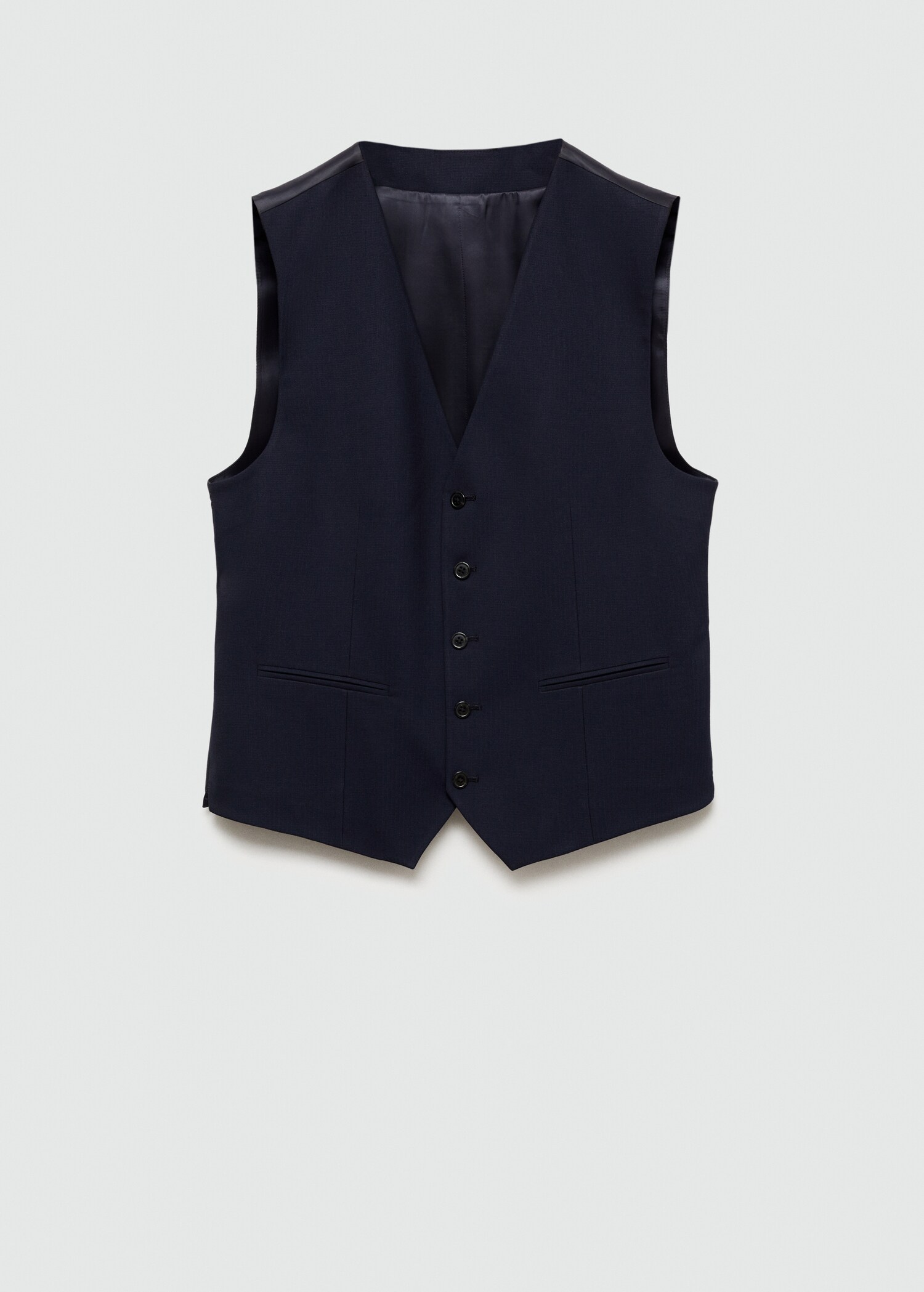 Chaleco traje slim fit tejido stretch - Artículo sin modelo