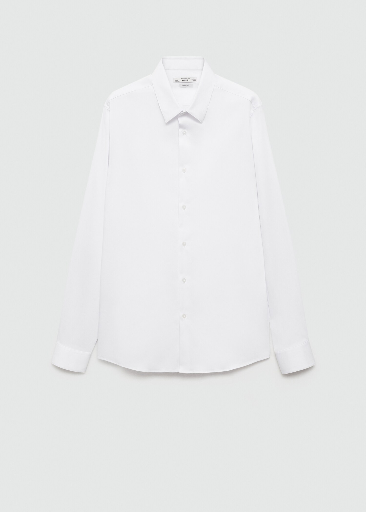 Camisa vestit súper slim fit popelín - Article sense model