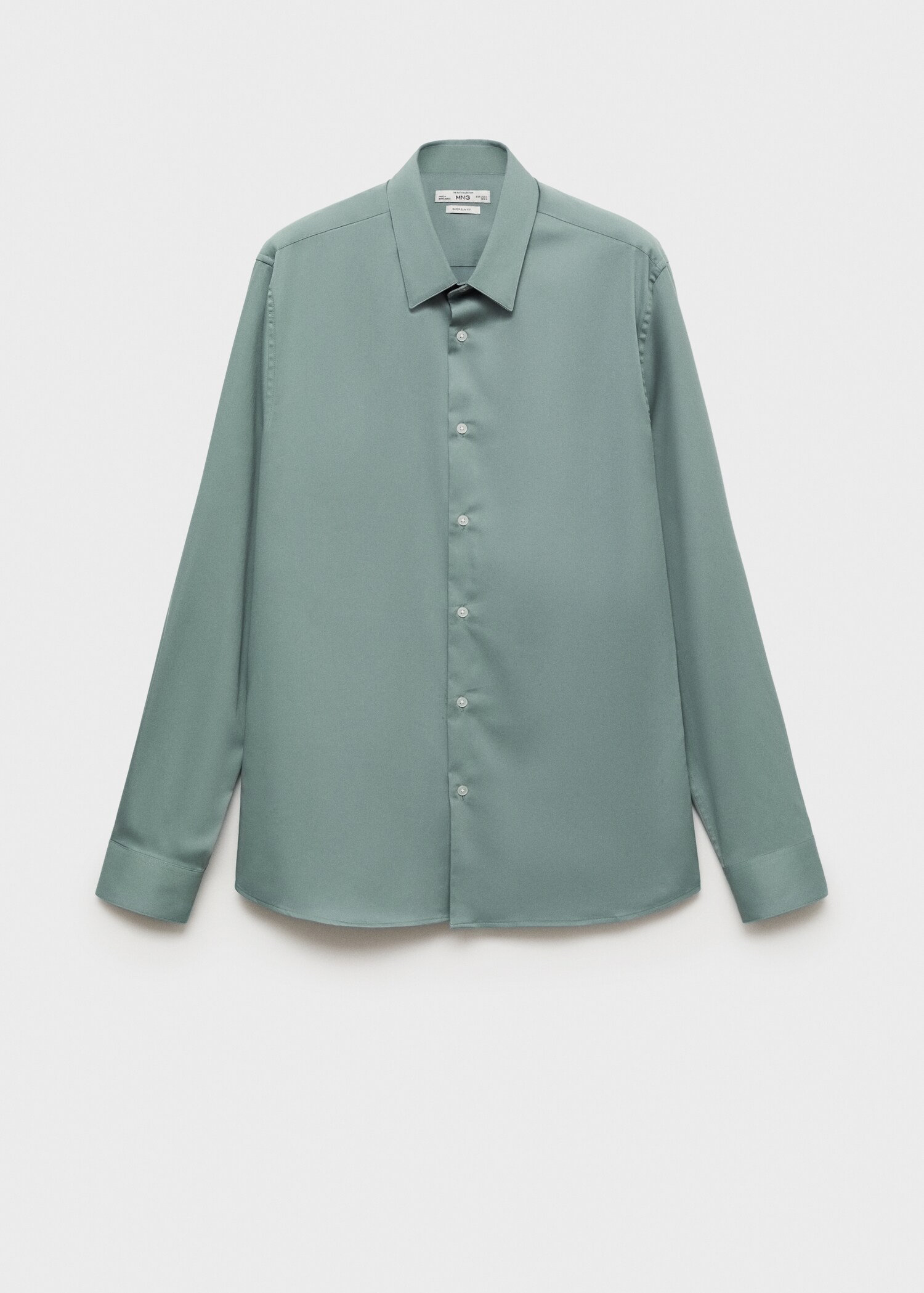 Camisa vestit súper slim fit popelín - Article sense model