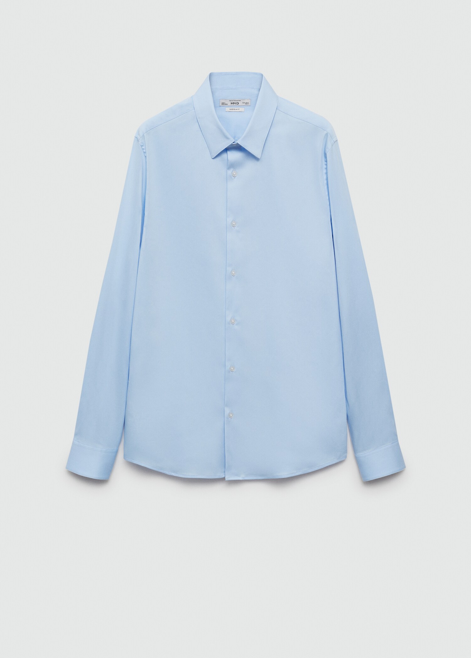 Camisa vestit súper slim fit popelín - Article sense model