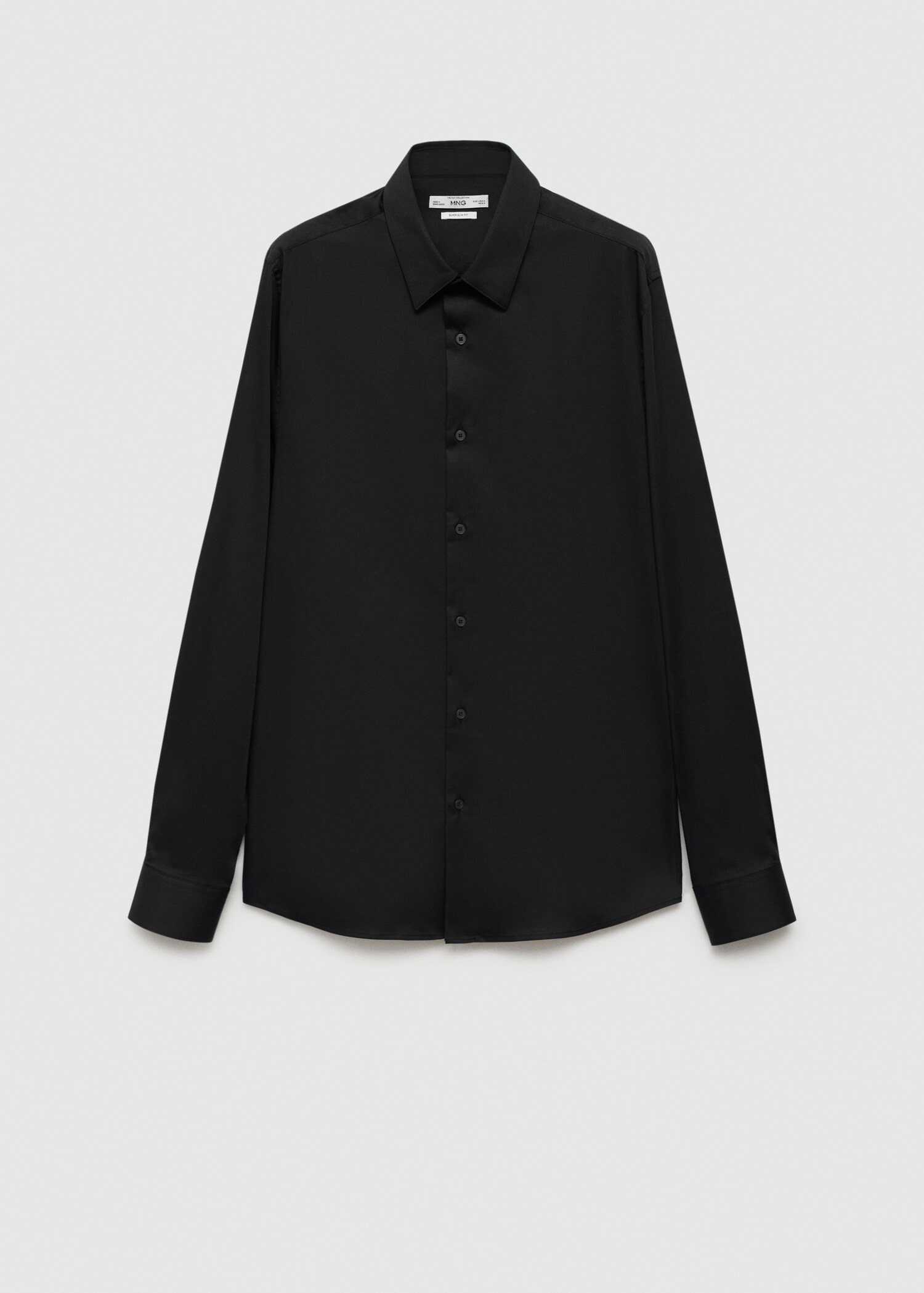 Camisa vestit súper slim fit popelín - Article sense model