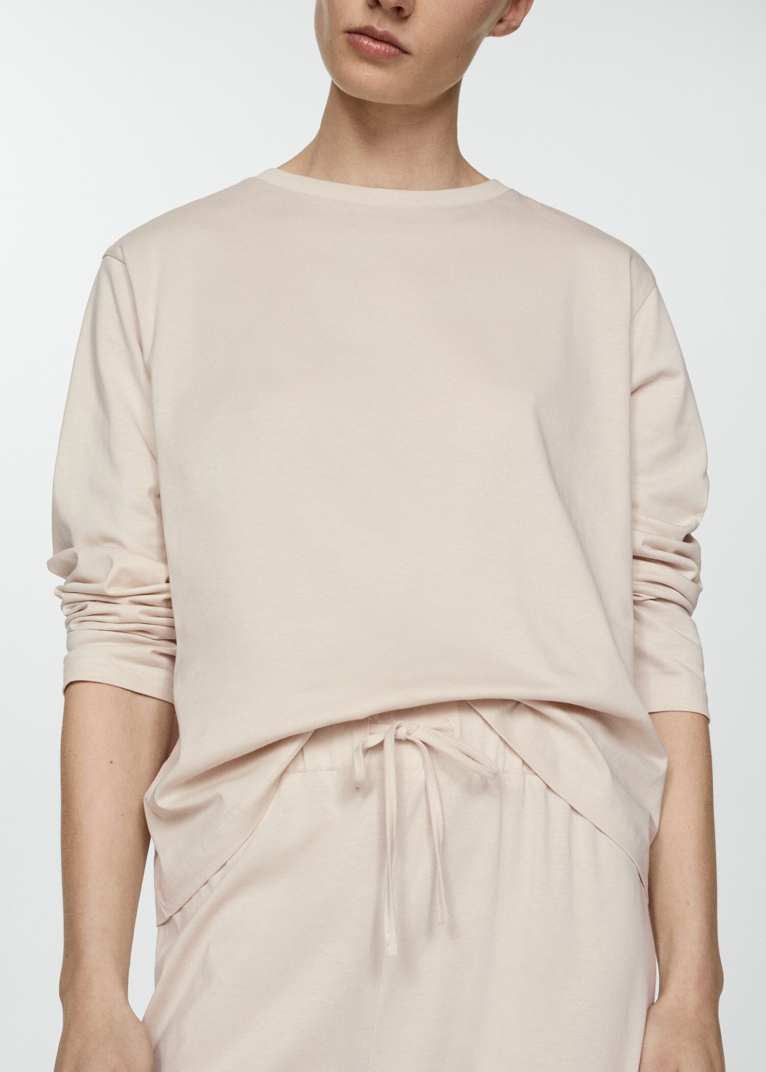 Two-piece cotton pyjamas - Medium plane