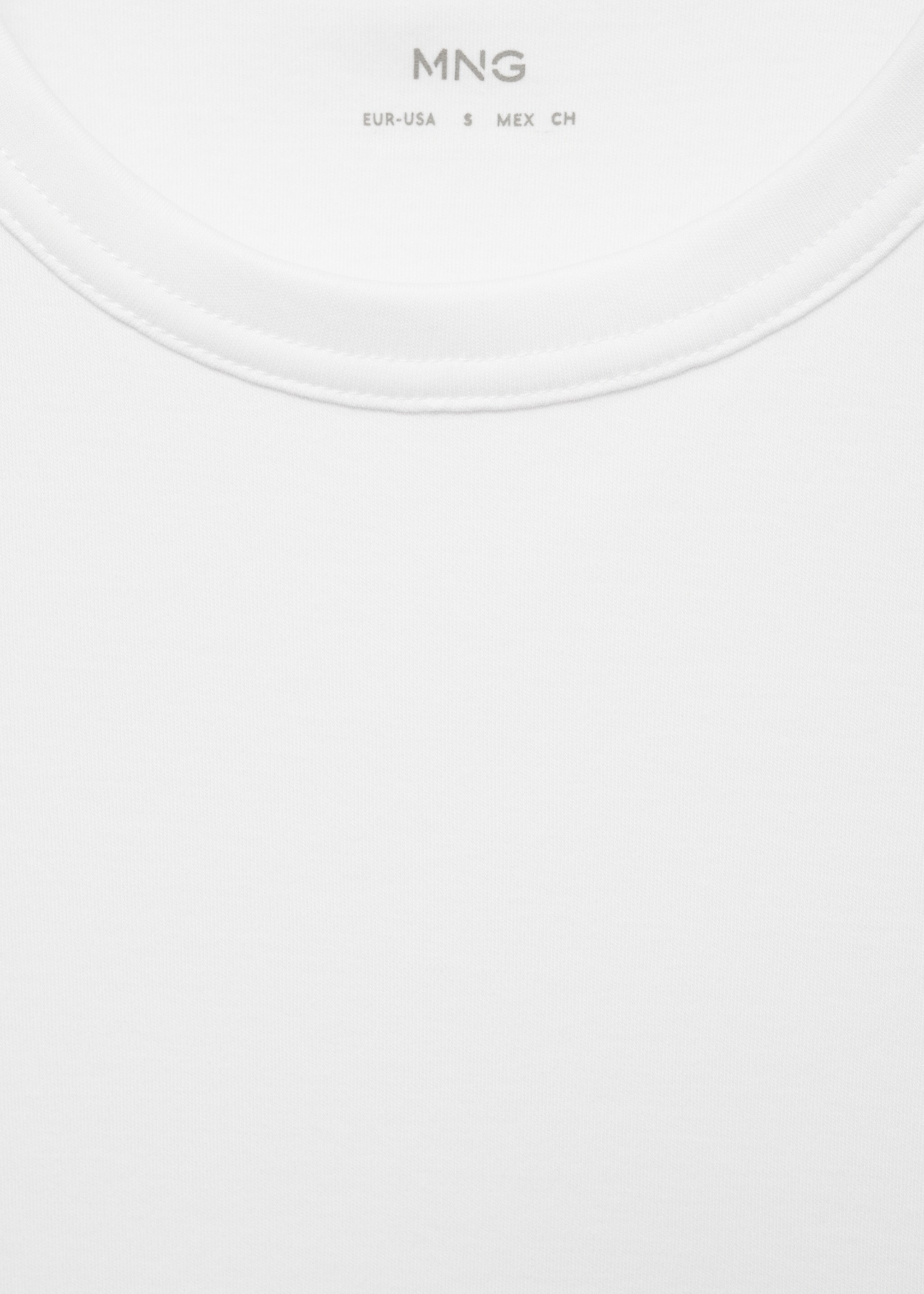 Kurzärmliges Baumwoll-T-Shirt - Detail des Artikels 8