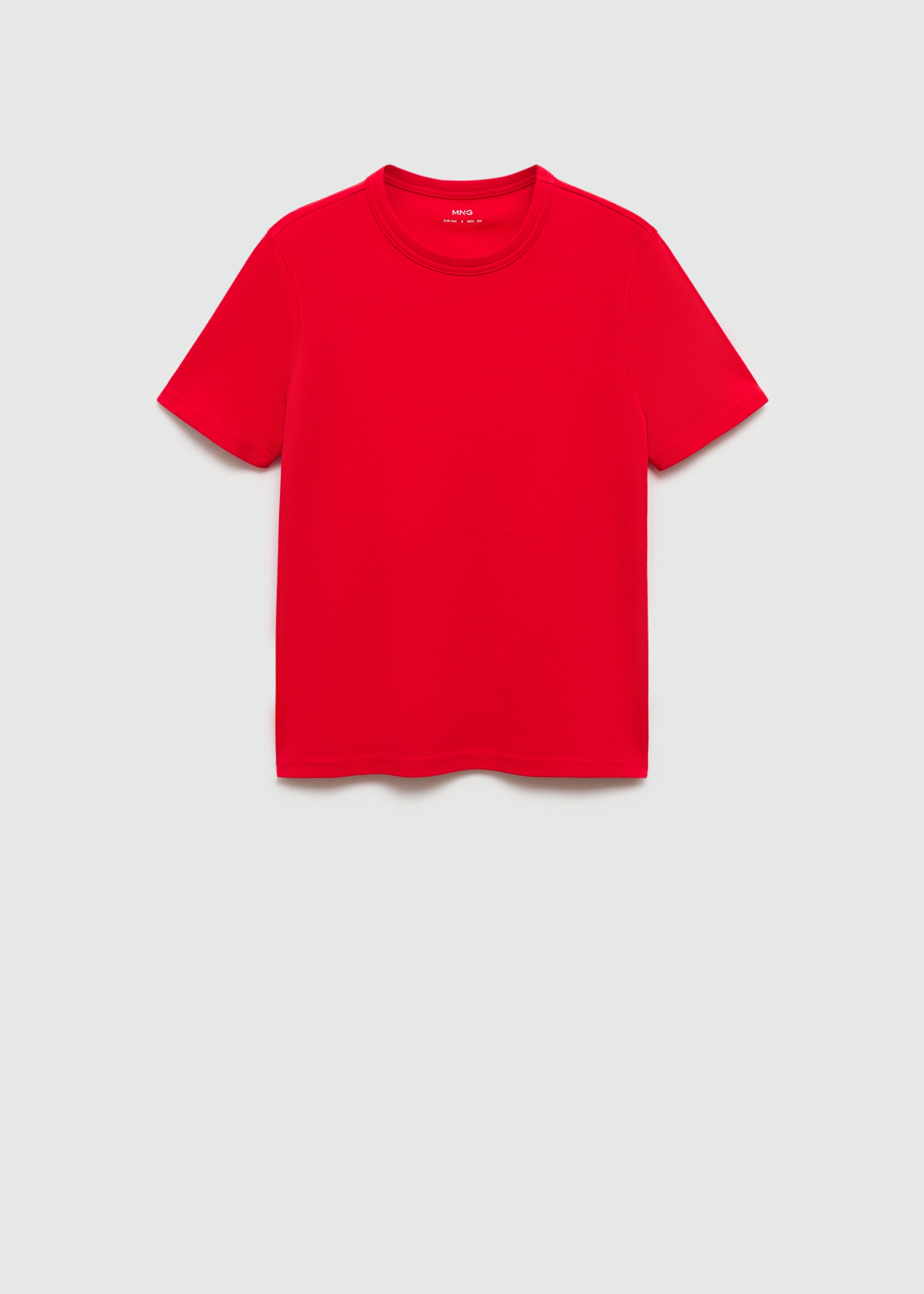 Short-sleeved cotton t-shirt - Article without model
