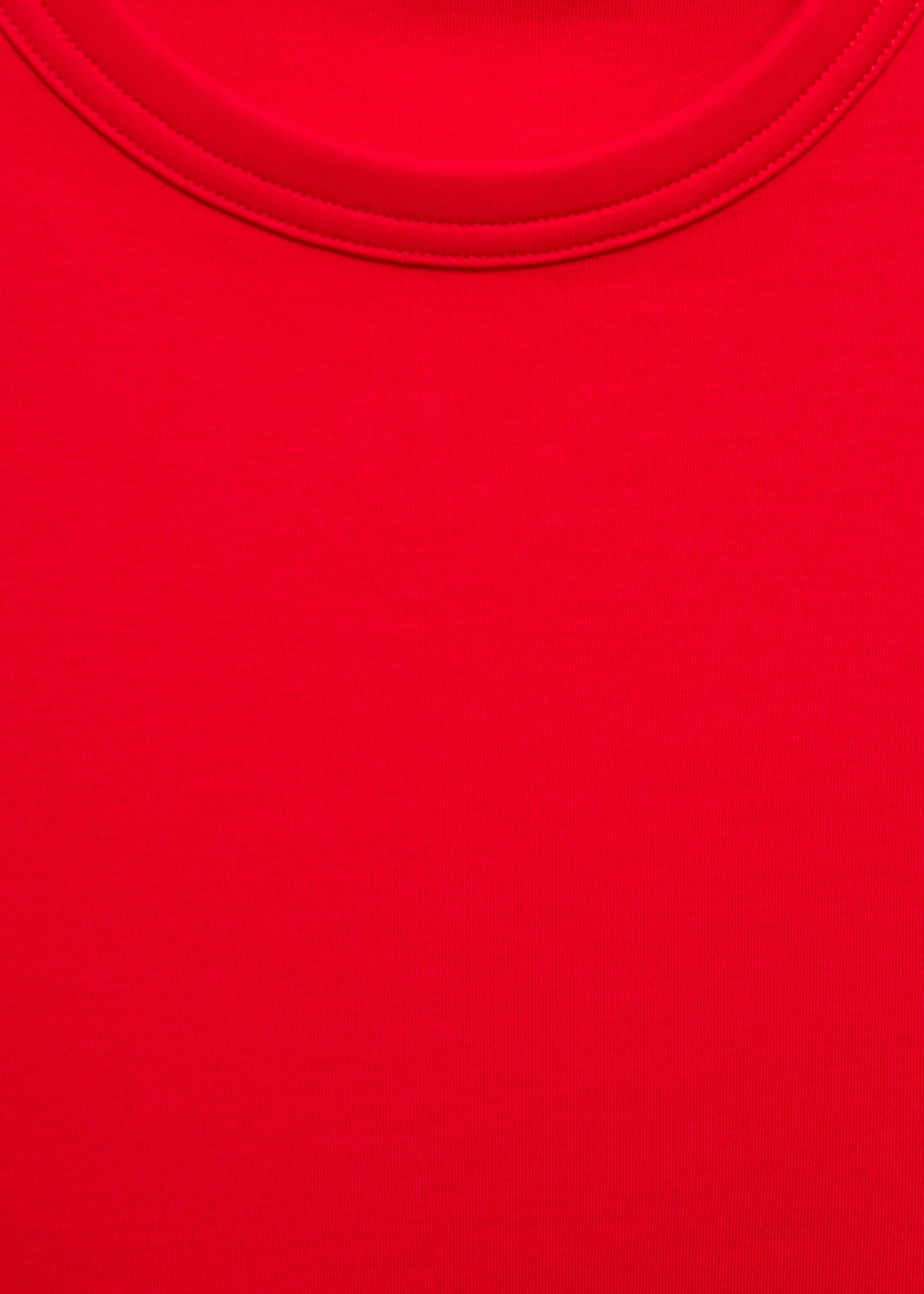 Short-sleeved cotton t-shirt - Details of the article 8