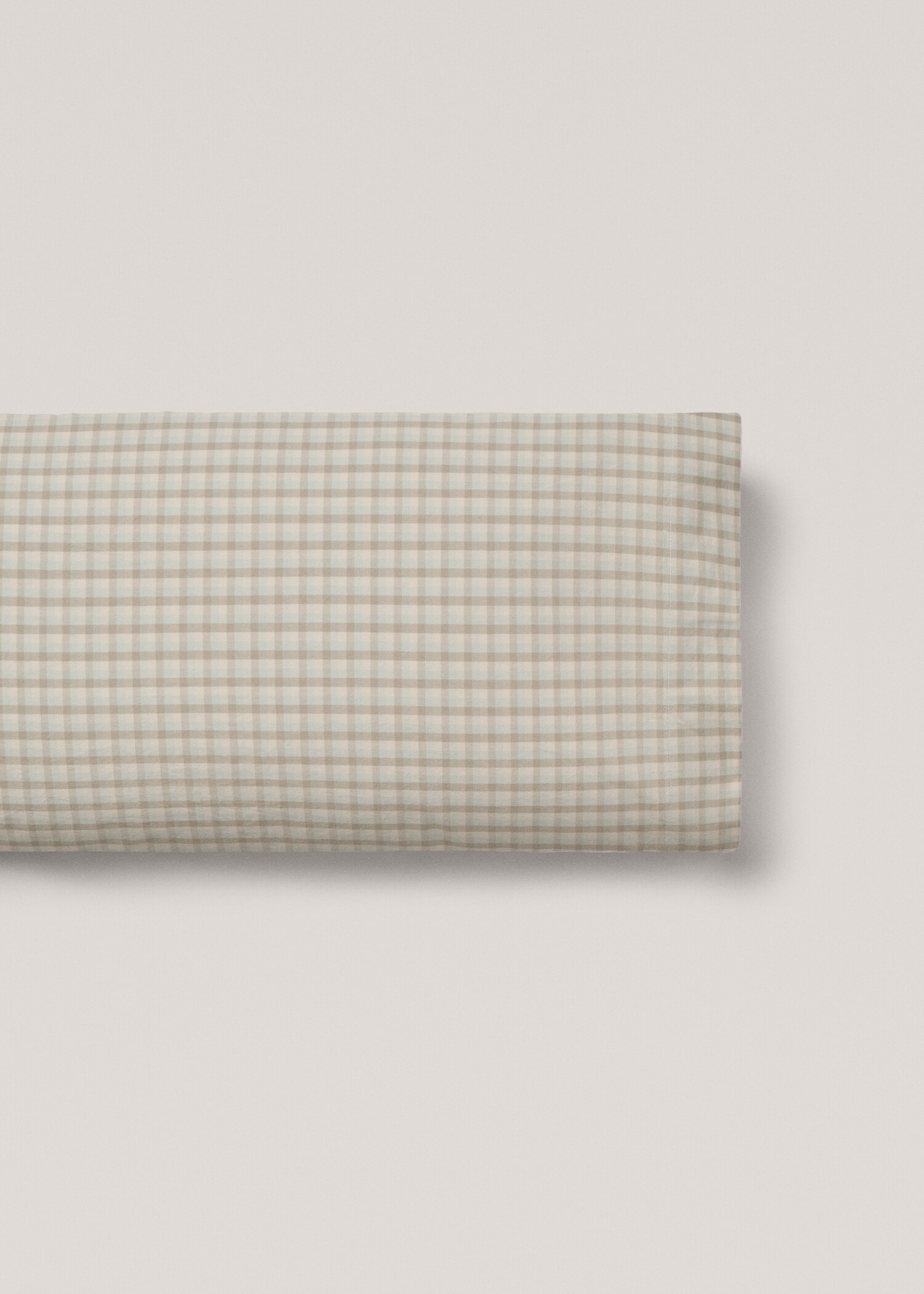 Vichy printed pillowcase 45x110cm - Article without model