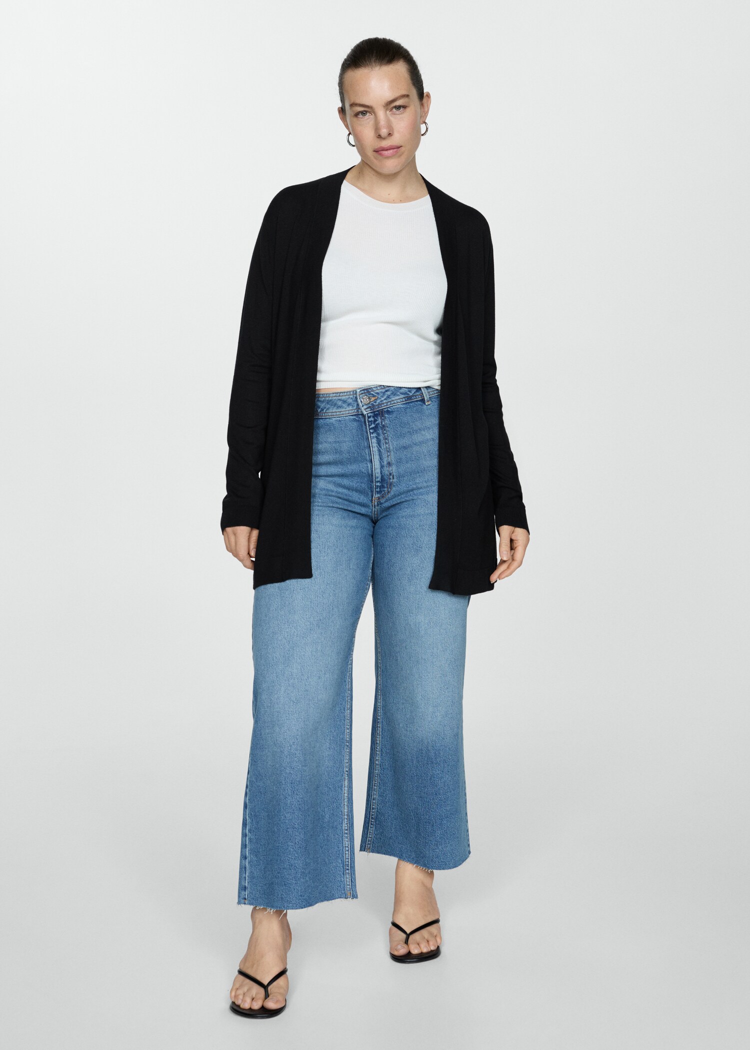 Fine-knit cardigan - Details of the article 3