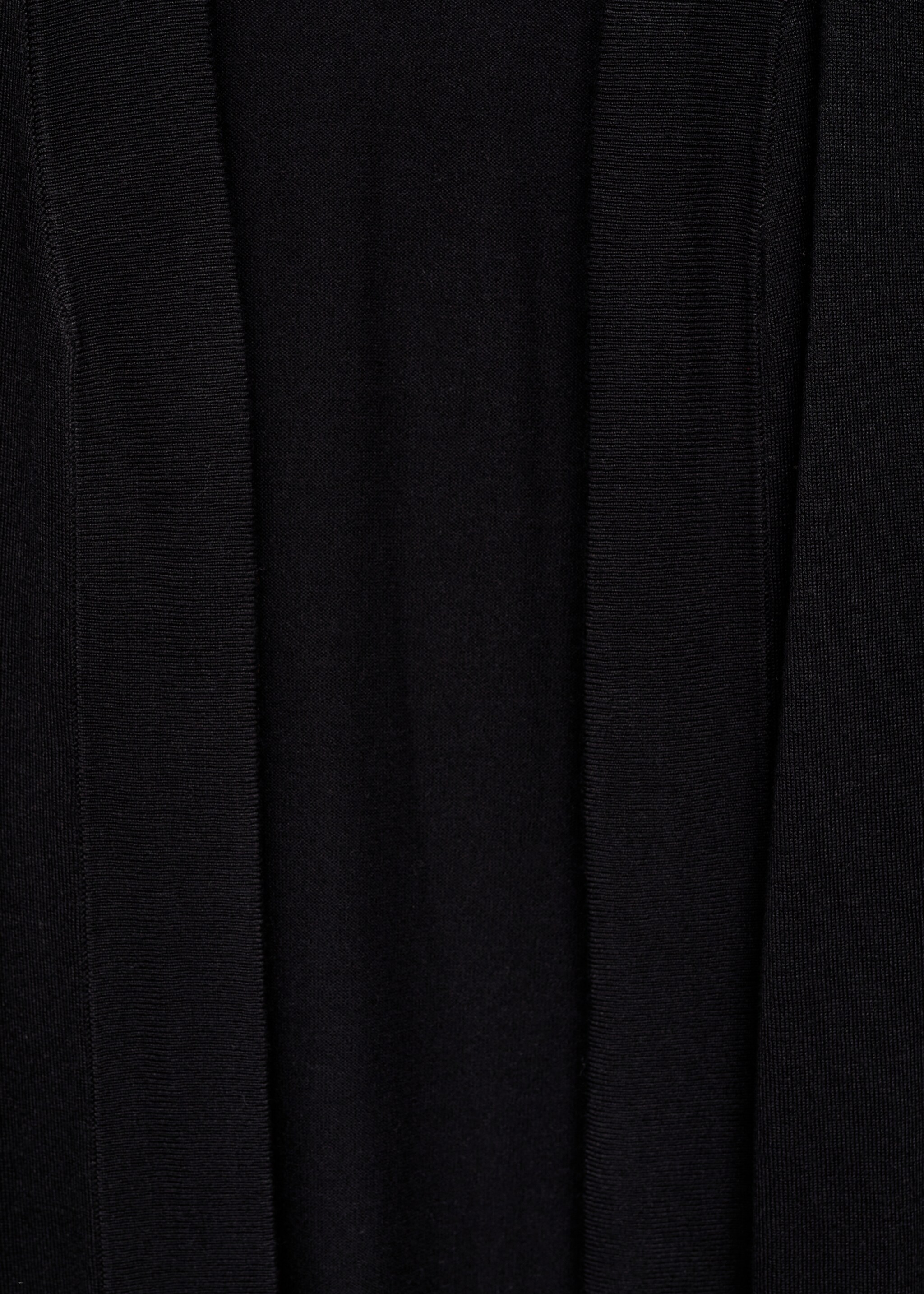 Feiner Strickcardigan - Detail des Artikels 8, Schwarz. Ref: 77090578-00.