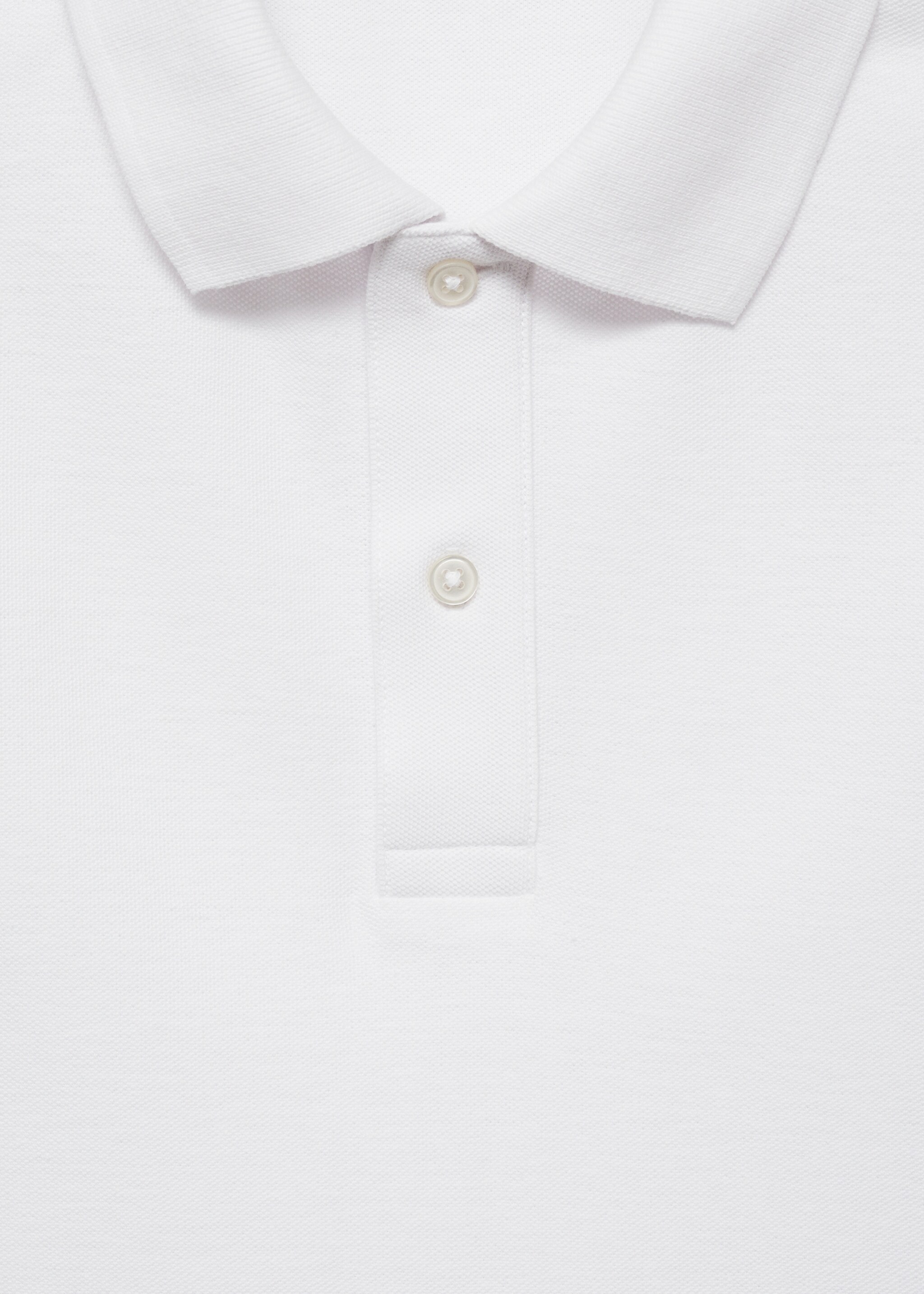 100% cotton pique polo shirt - Details of the article 8