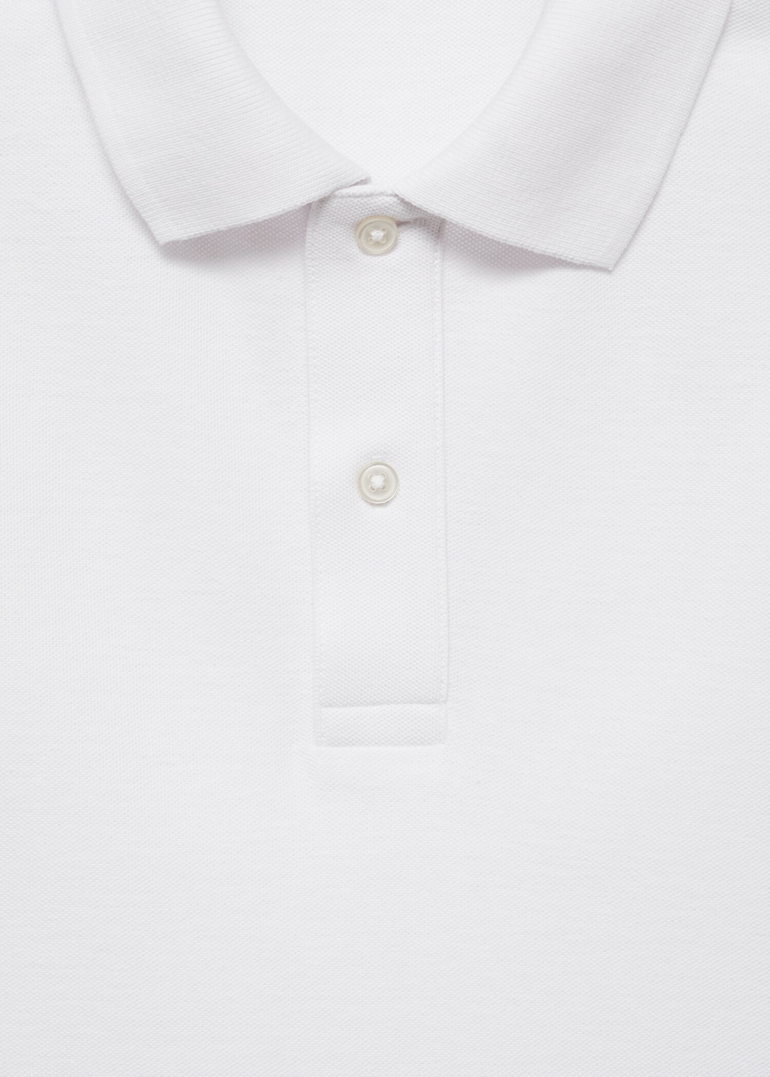 100% cotton pique polo shirt - Details of the article 8