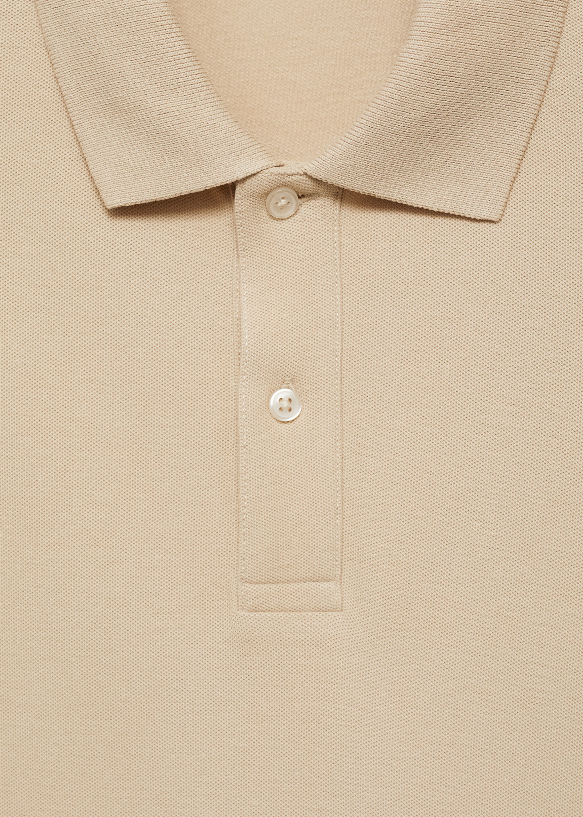 Polo de piqué de 100% algodão - Pormenor do artigo 8