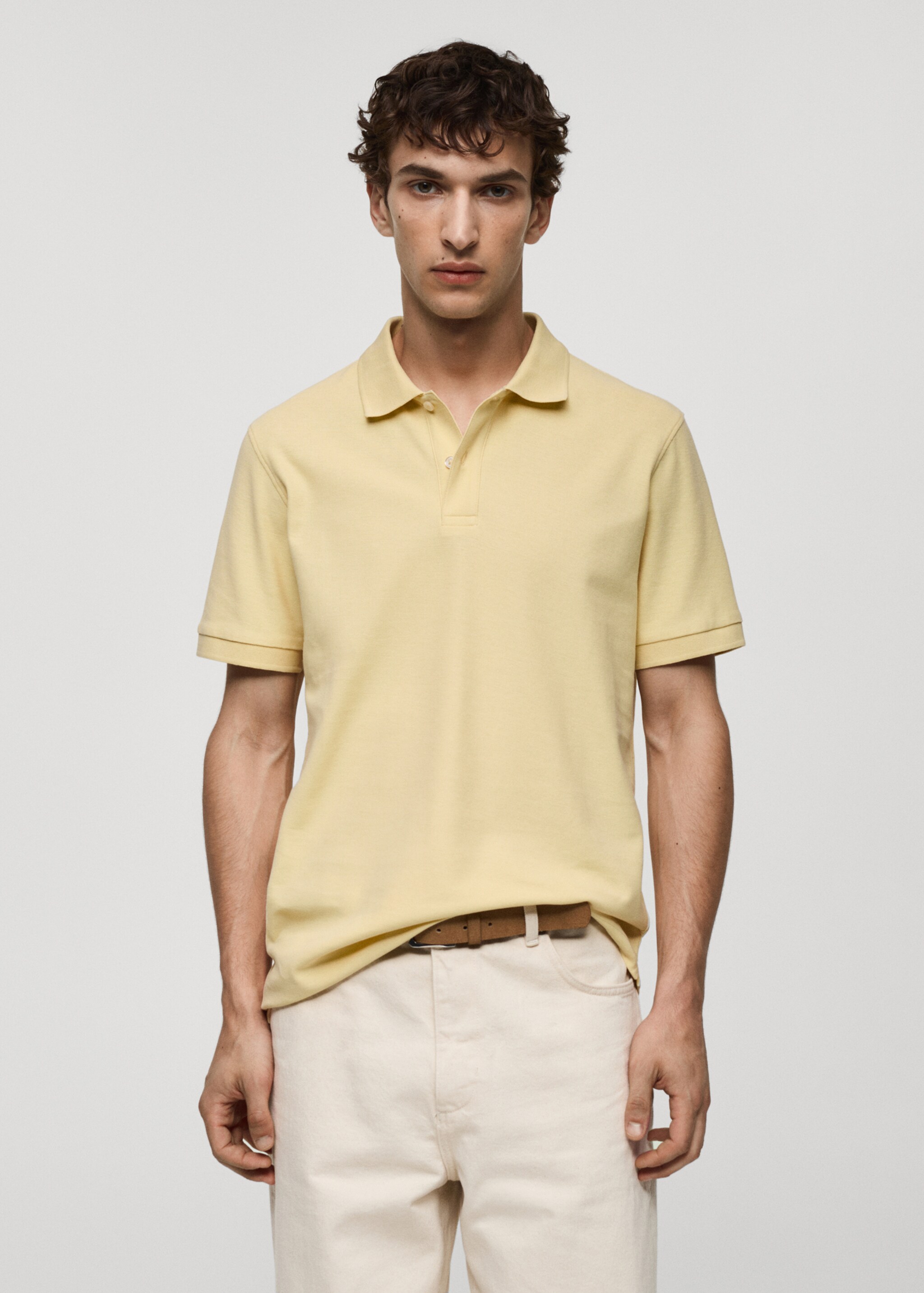 Poloshirt aus 100 %  Baumwoll-Piqué - Mittlere Ansicht