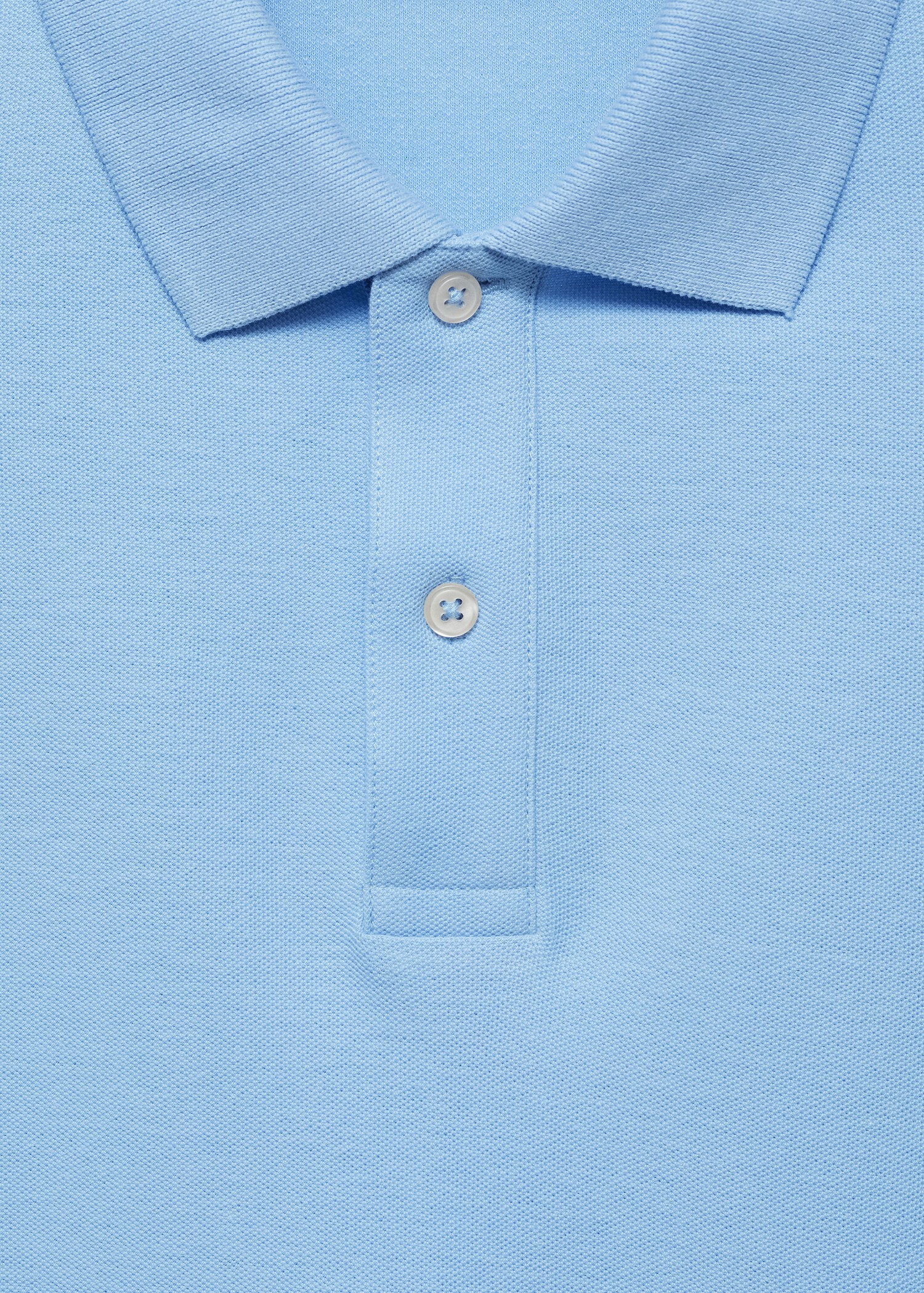 100% cotton pique polo shirt - Details of the article 8