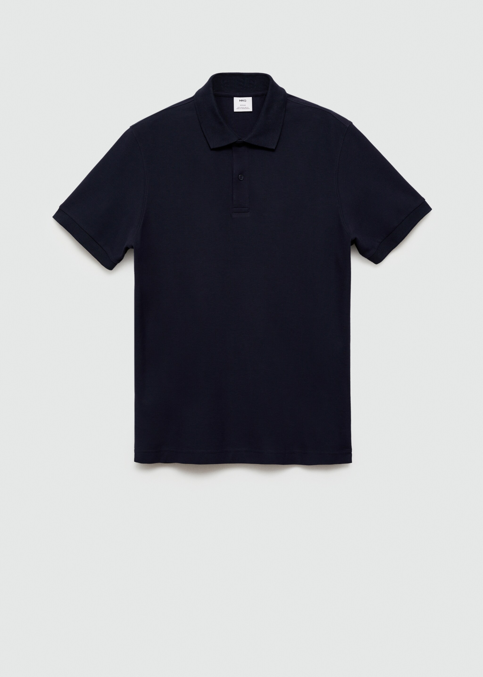 100% cotton pique polo shirt - Article without model