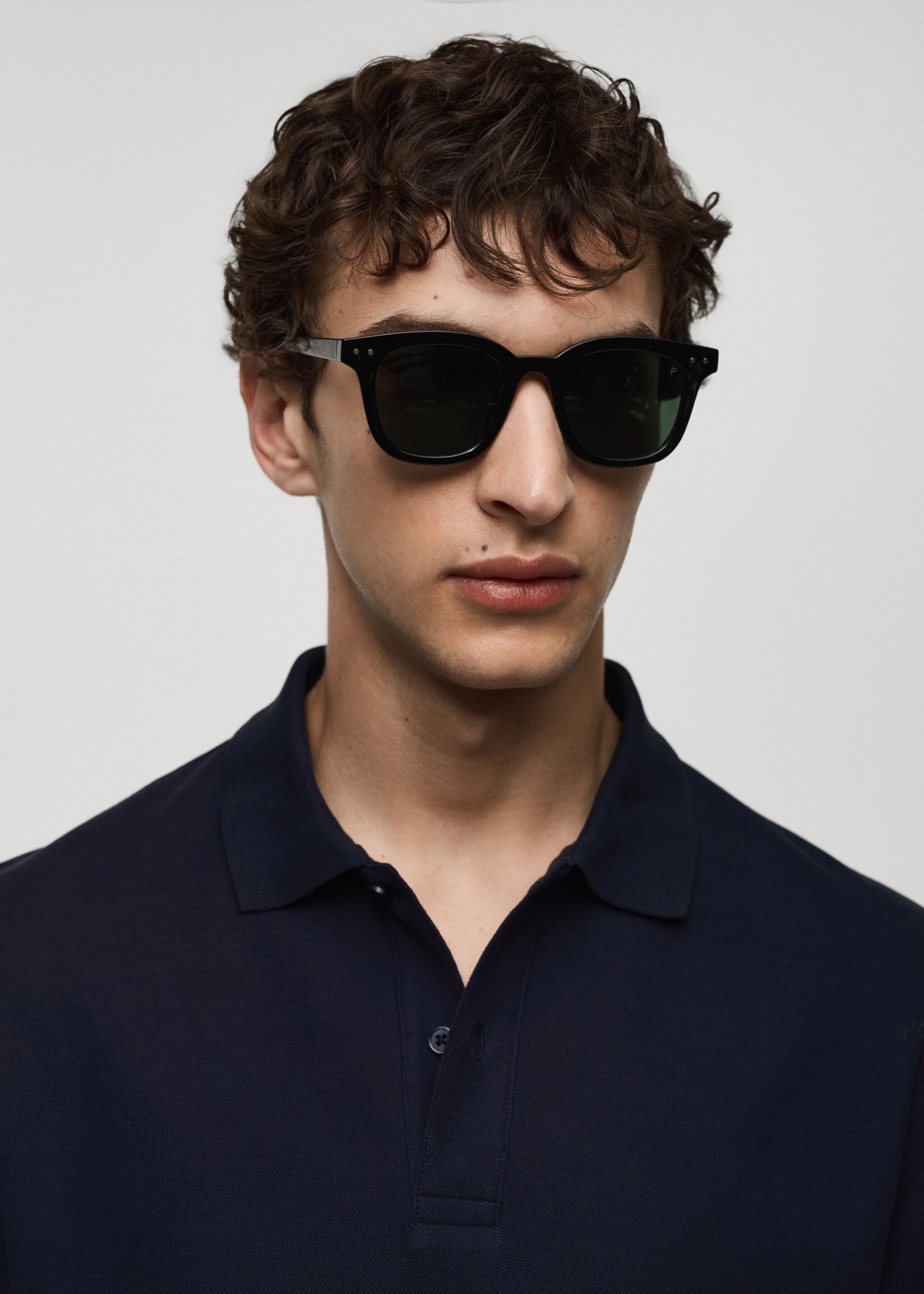 100% cotton pique polo shirt - Details of the article 1