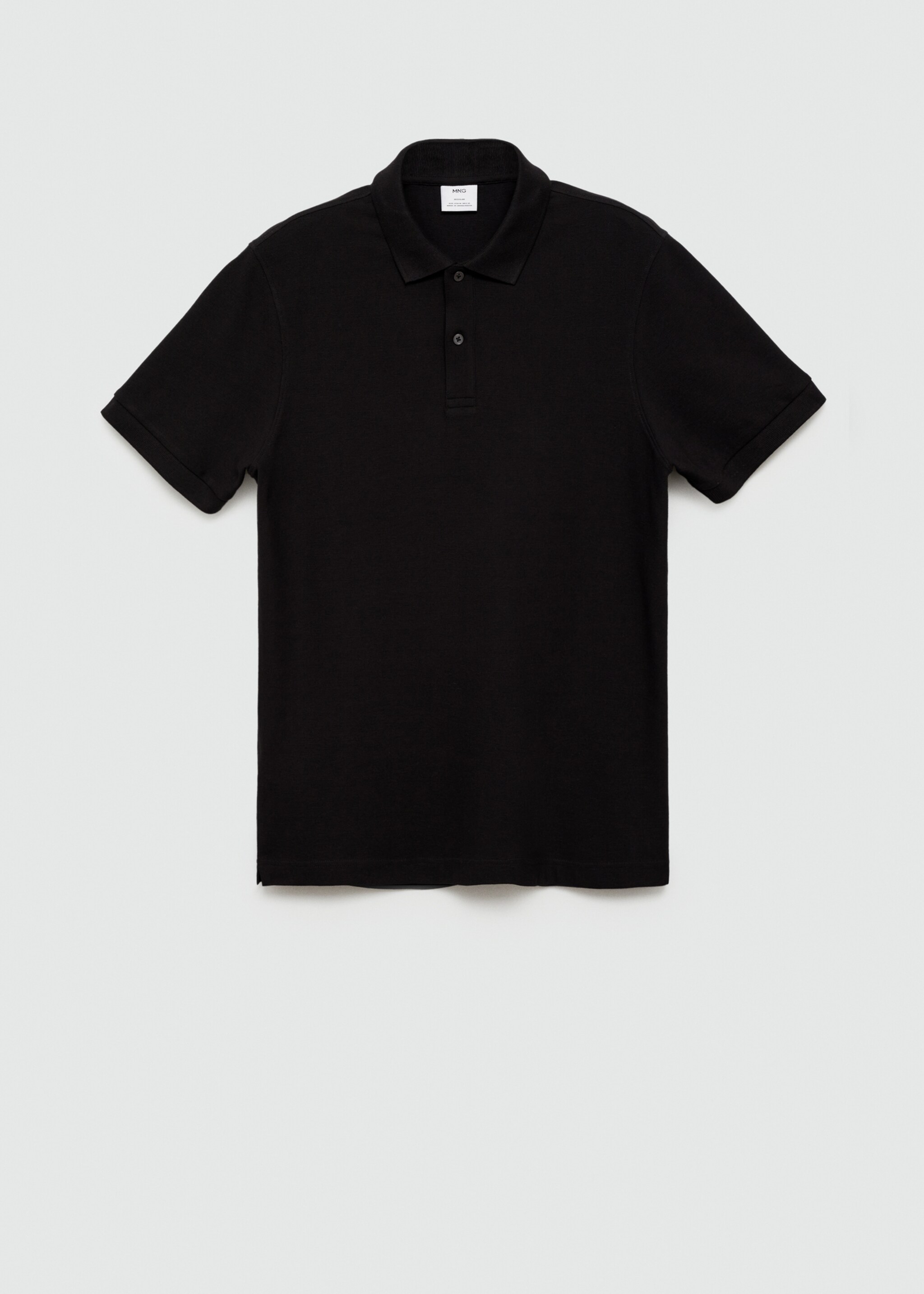 100% cotton pique polo shirt - Article without model