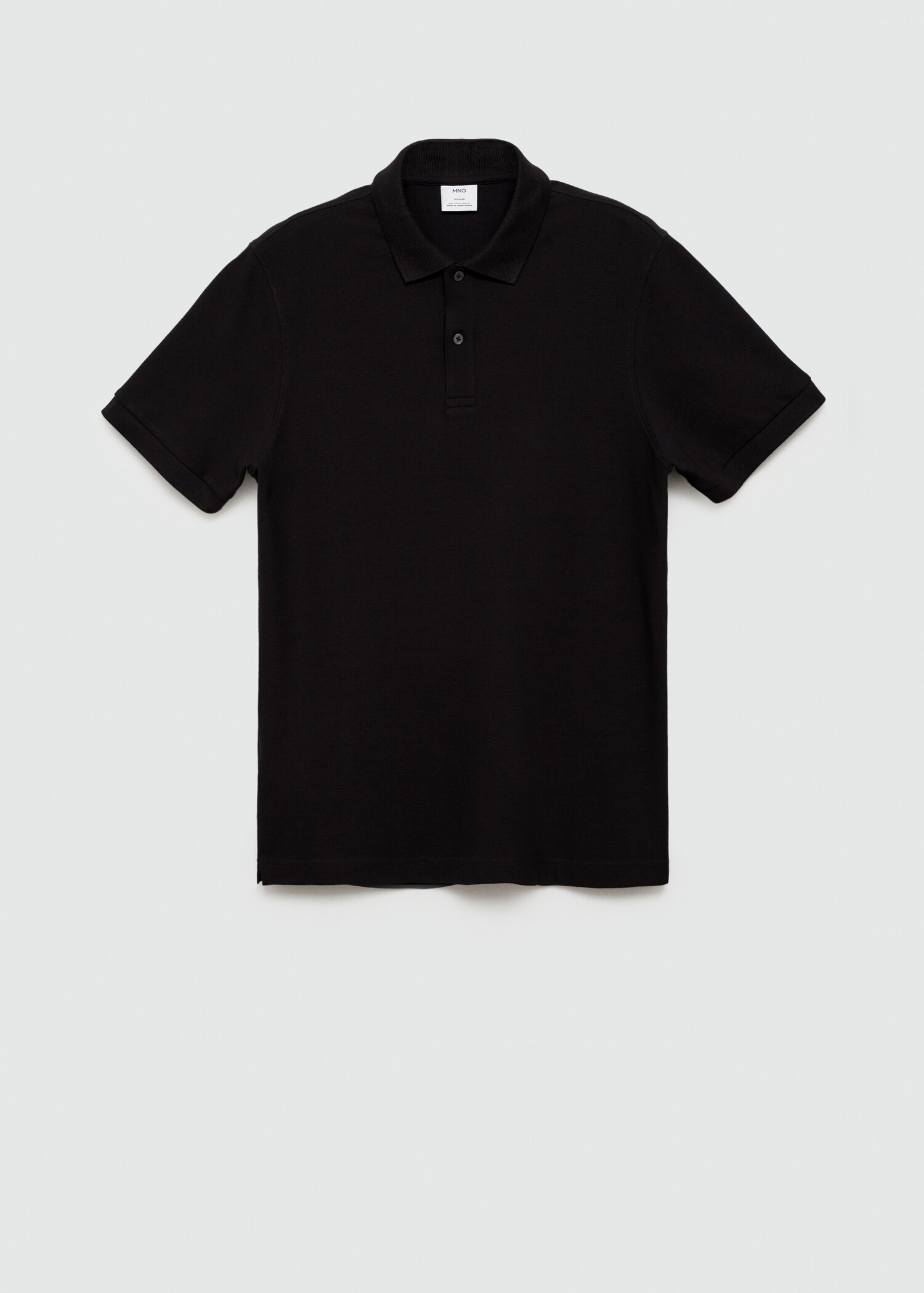 100% cotton pique polo shirt - Article without model
