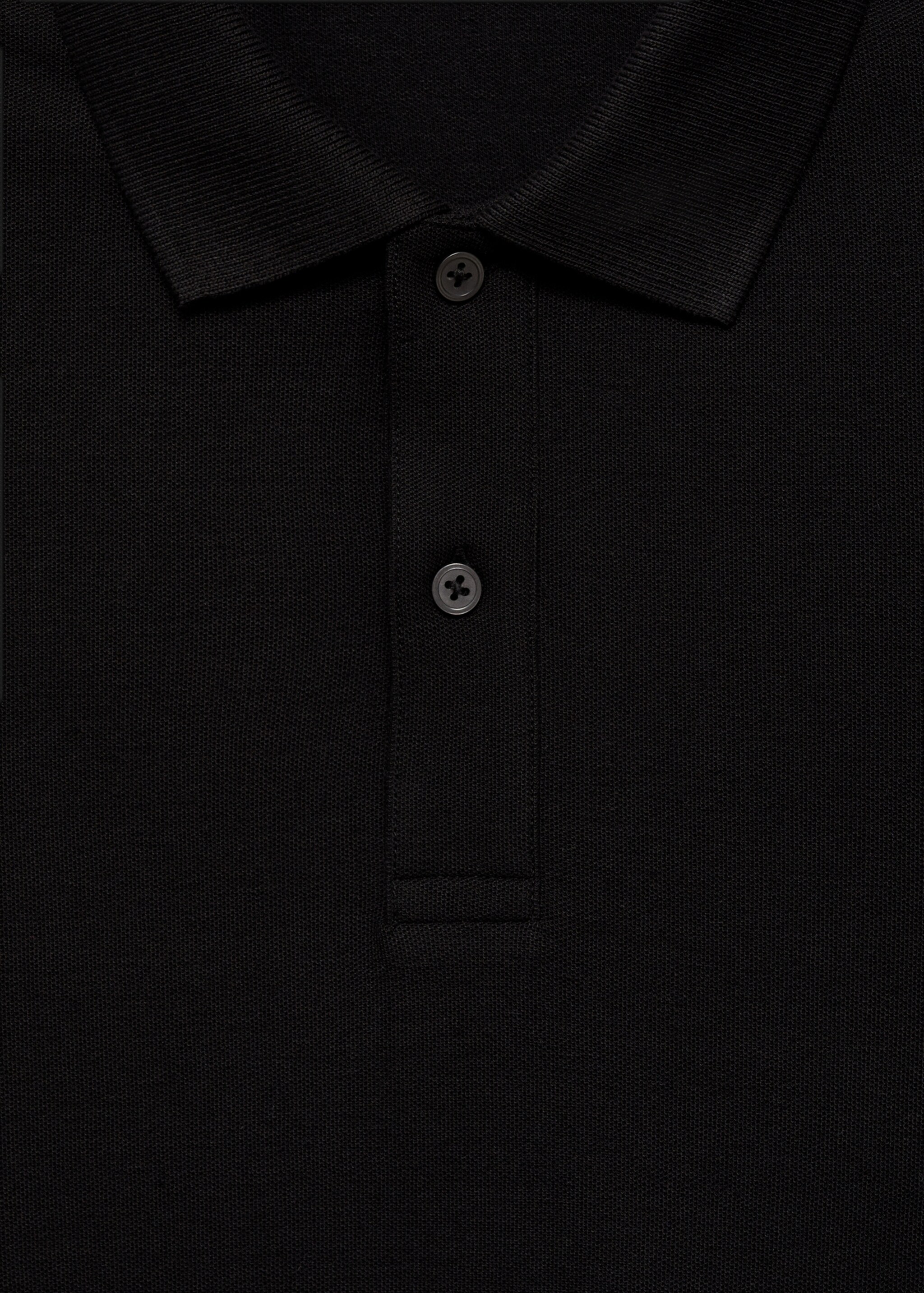 100% cotton pique polo shirt - Details of the article 8
