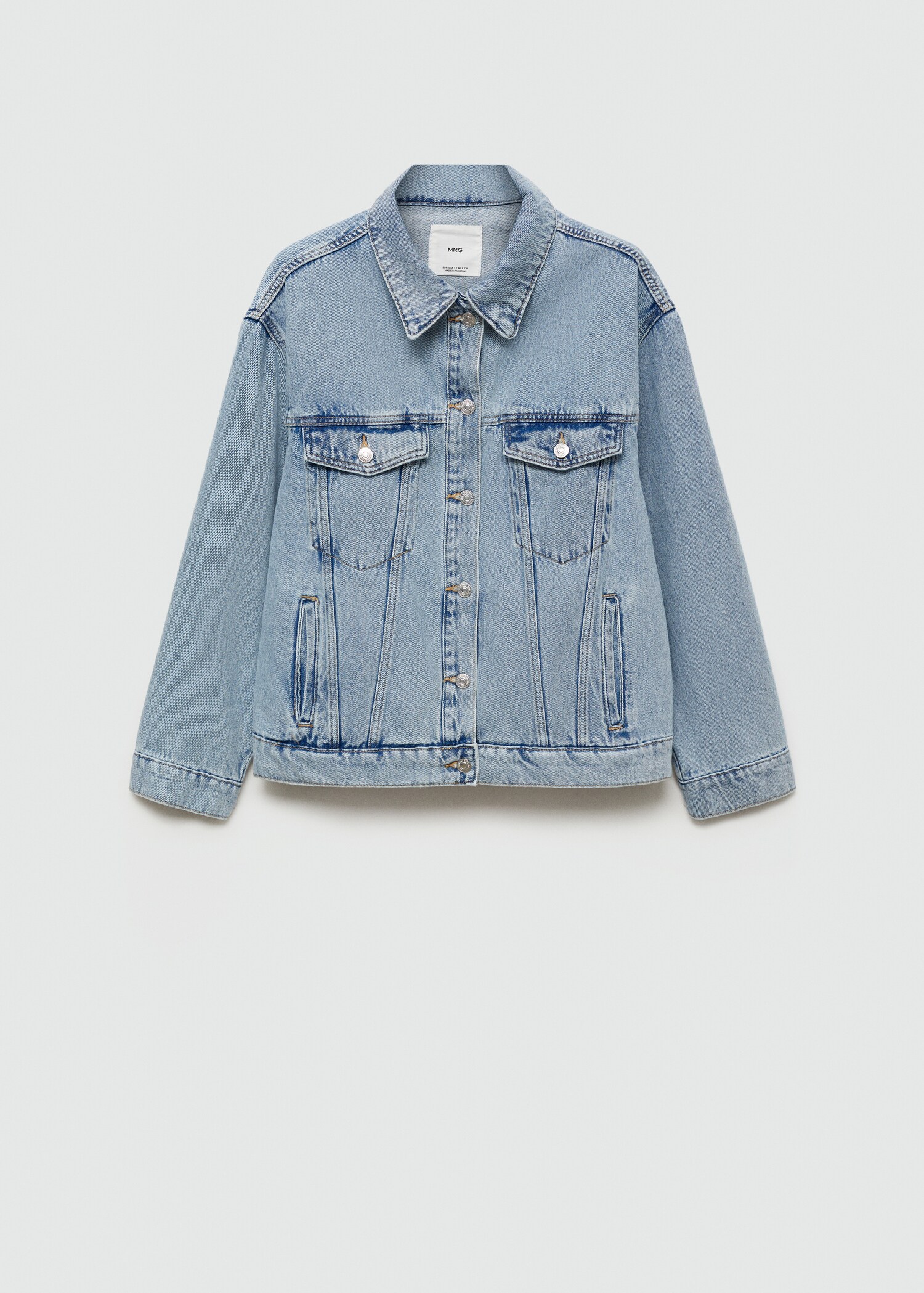 Oversize denim jacket - Article without model