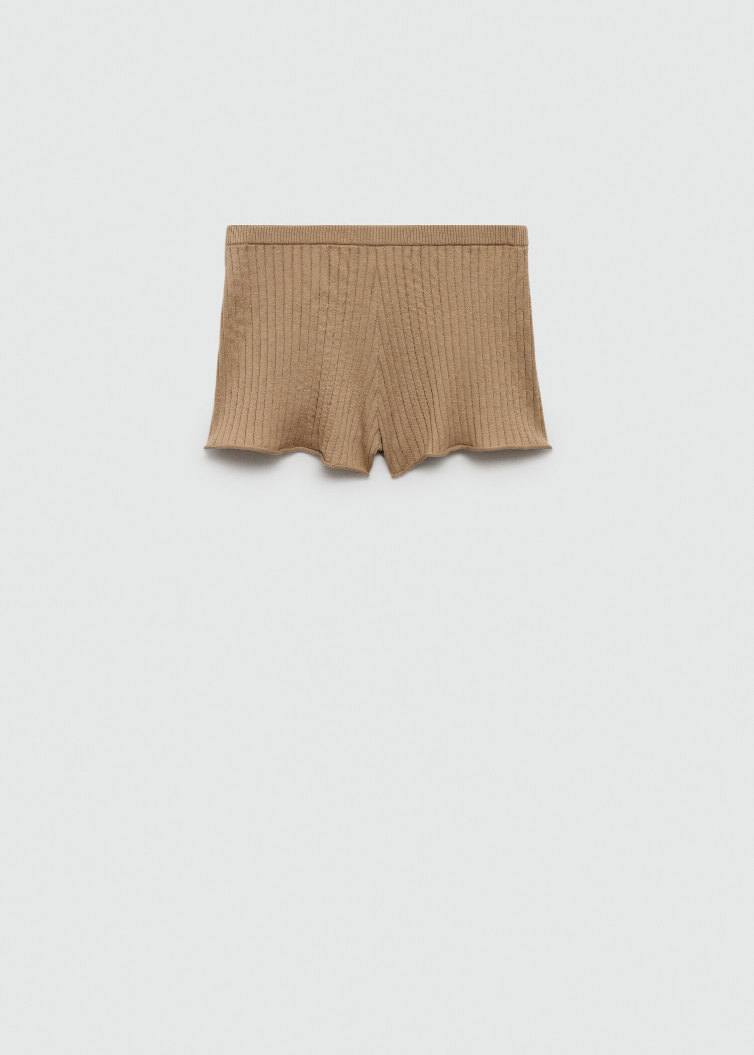 Rippstrick-Shorts - Artikel ohne Model