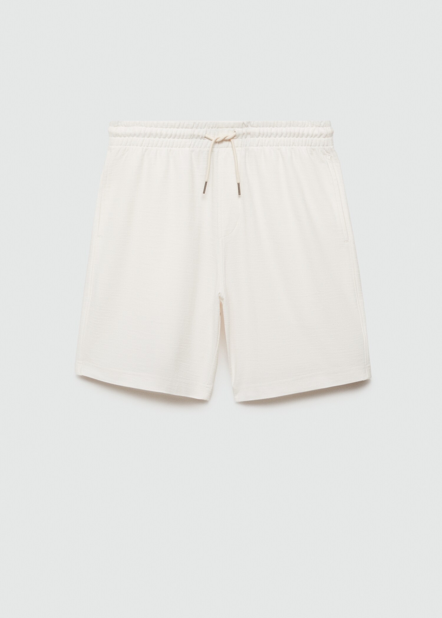 Baumwoll-Bermudashorts mit Kordelzug - Artikel ohne Model