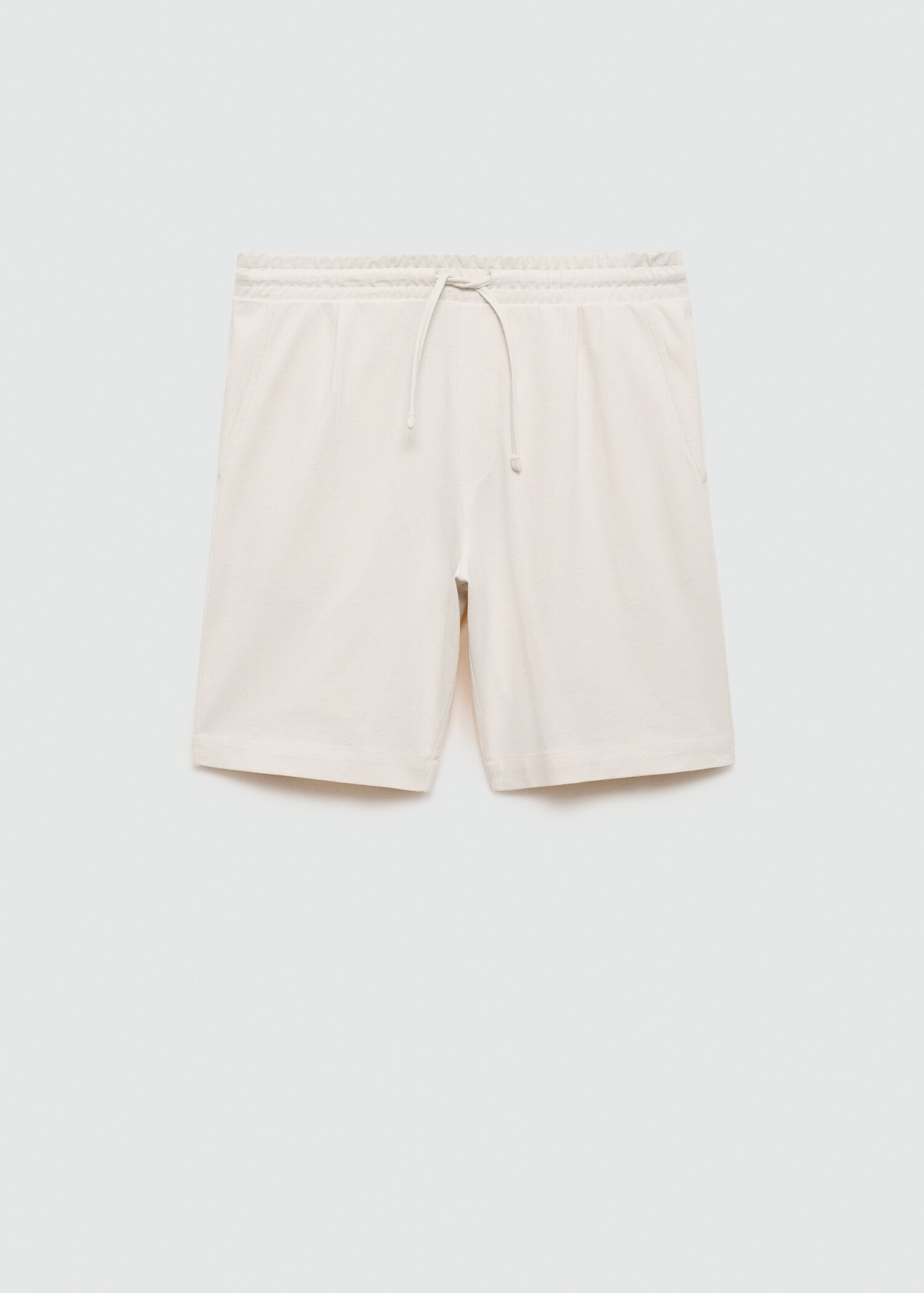 Bermudashorts aus 100 % Baumwolle mit Kordel - Artikel ohne Model