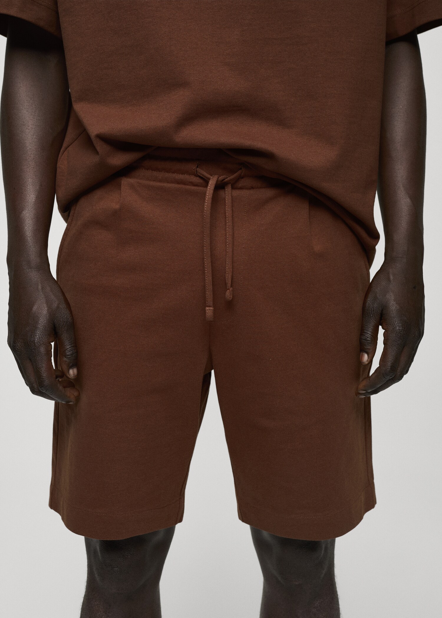 Bermudashorts aus 100 % Baumwolle mit Kordel - Detail des Artikels 1
